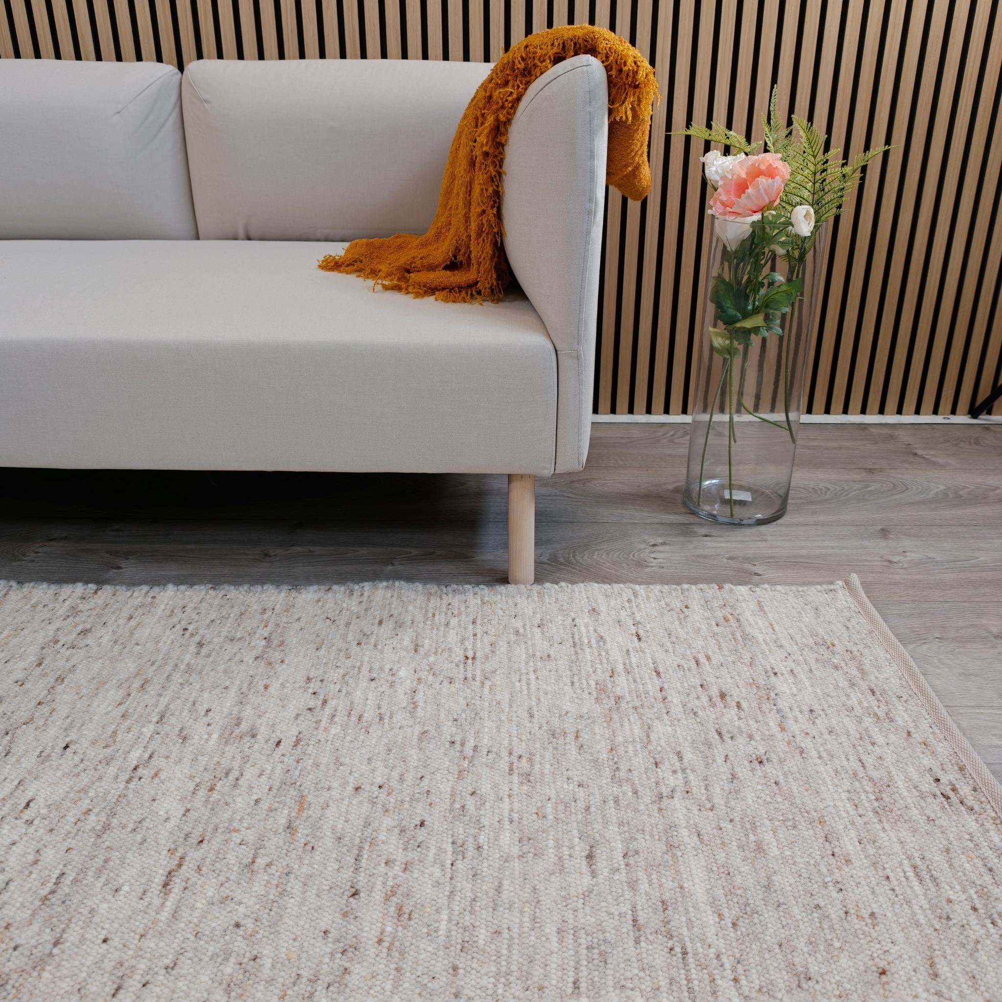 Fino 13 villamatto, mittatilaus - beige-harmaa