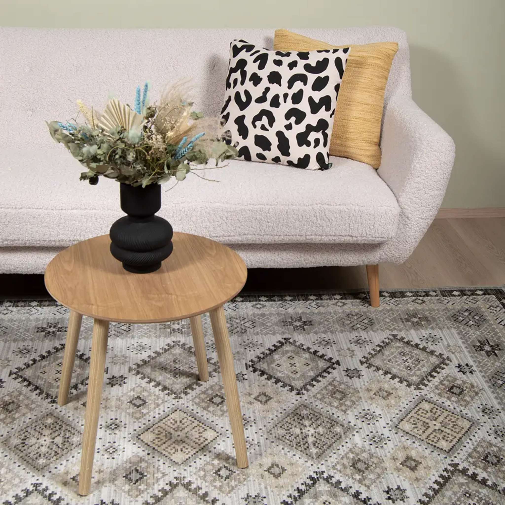 Ismir viskoosimatto - moniväri