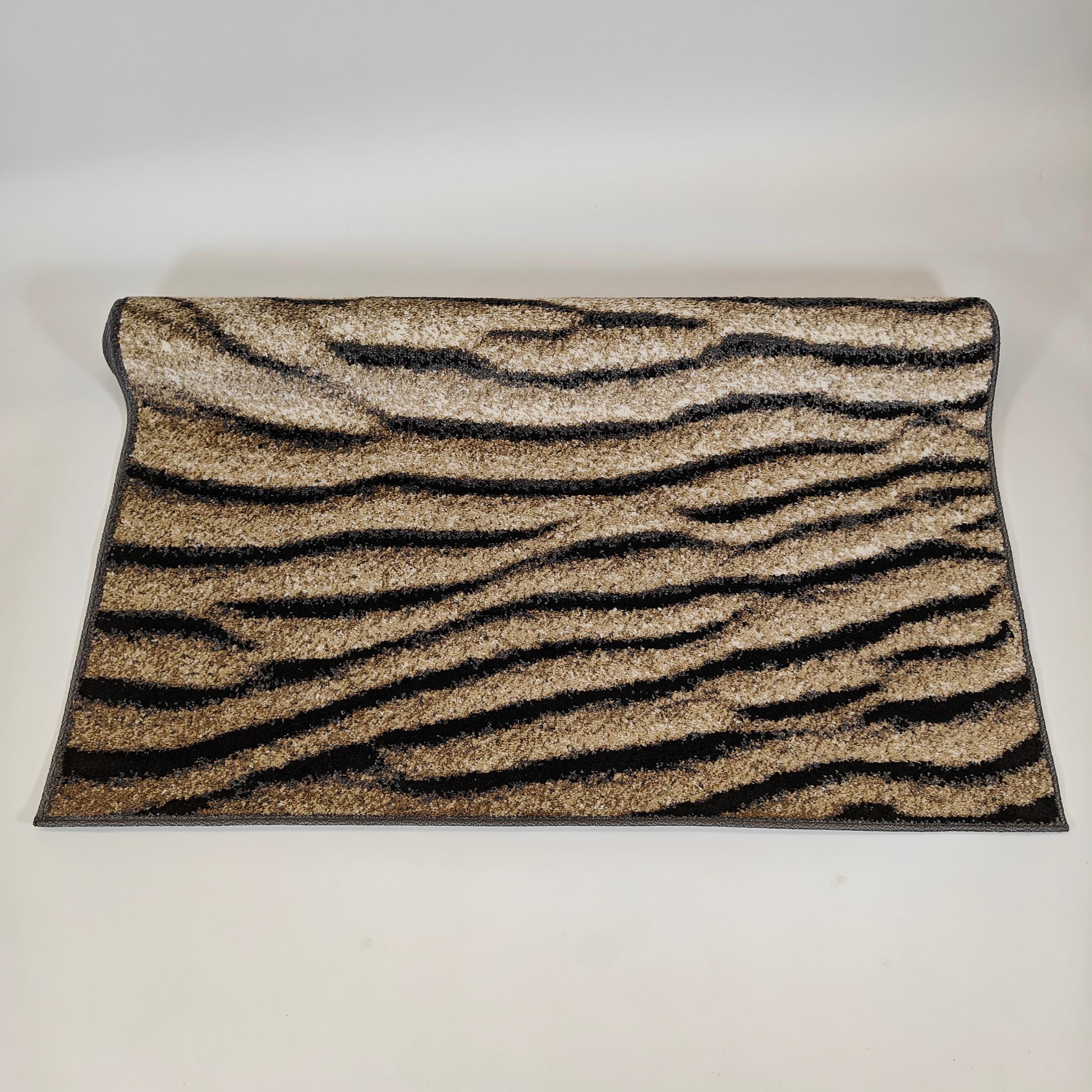 Dyyni Pile rug - beige/black