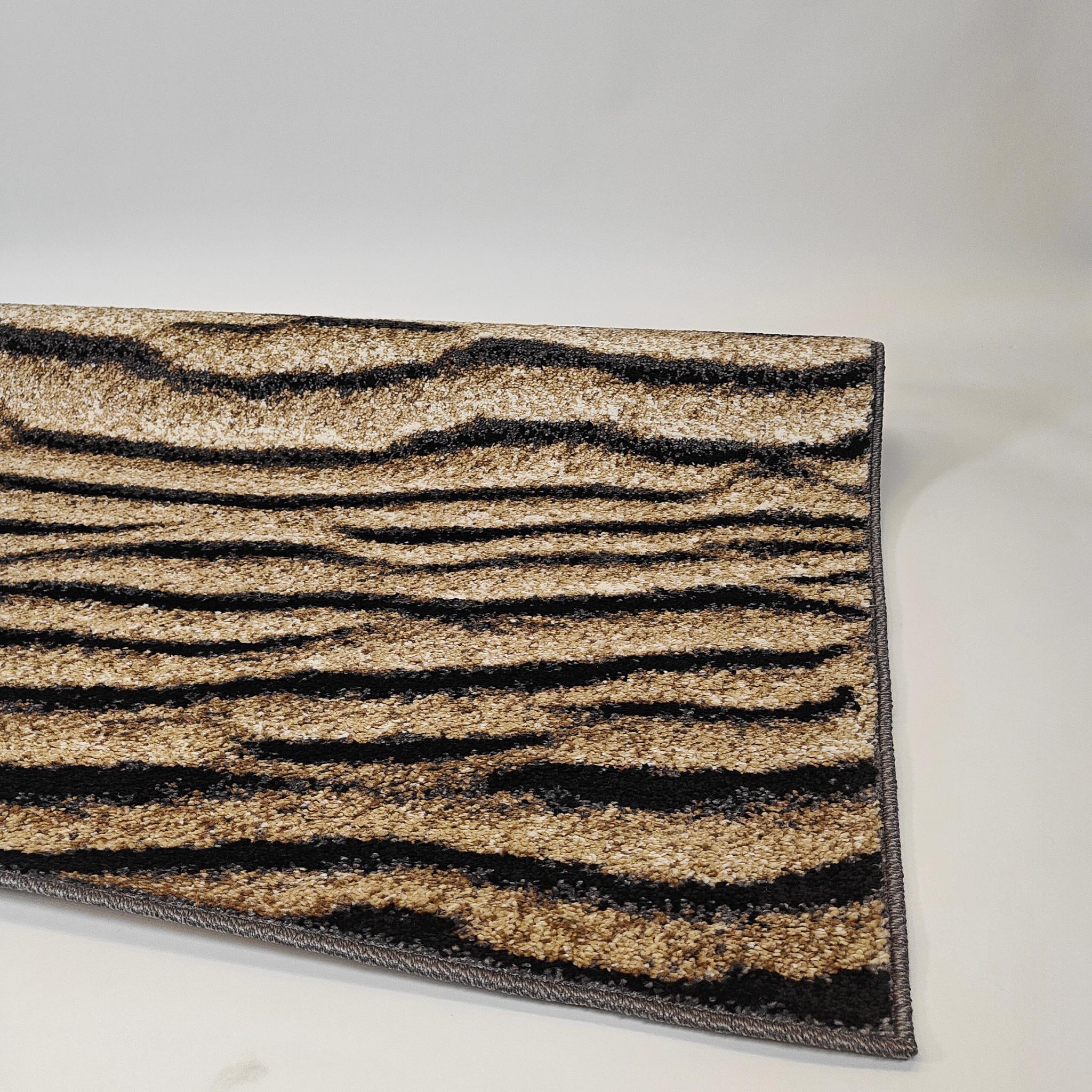 Dyyni Pile rug - beige/black