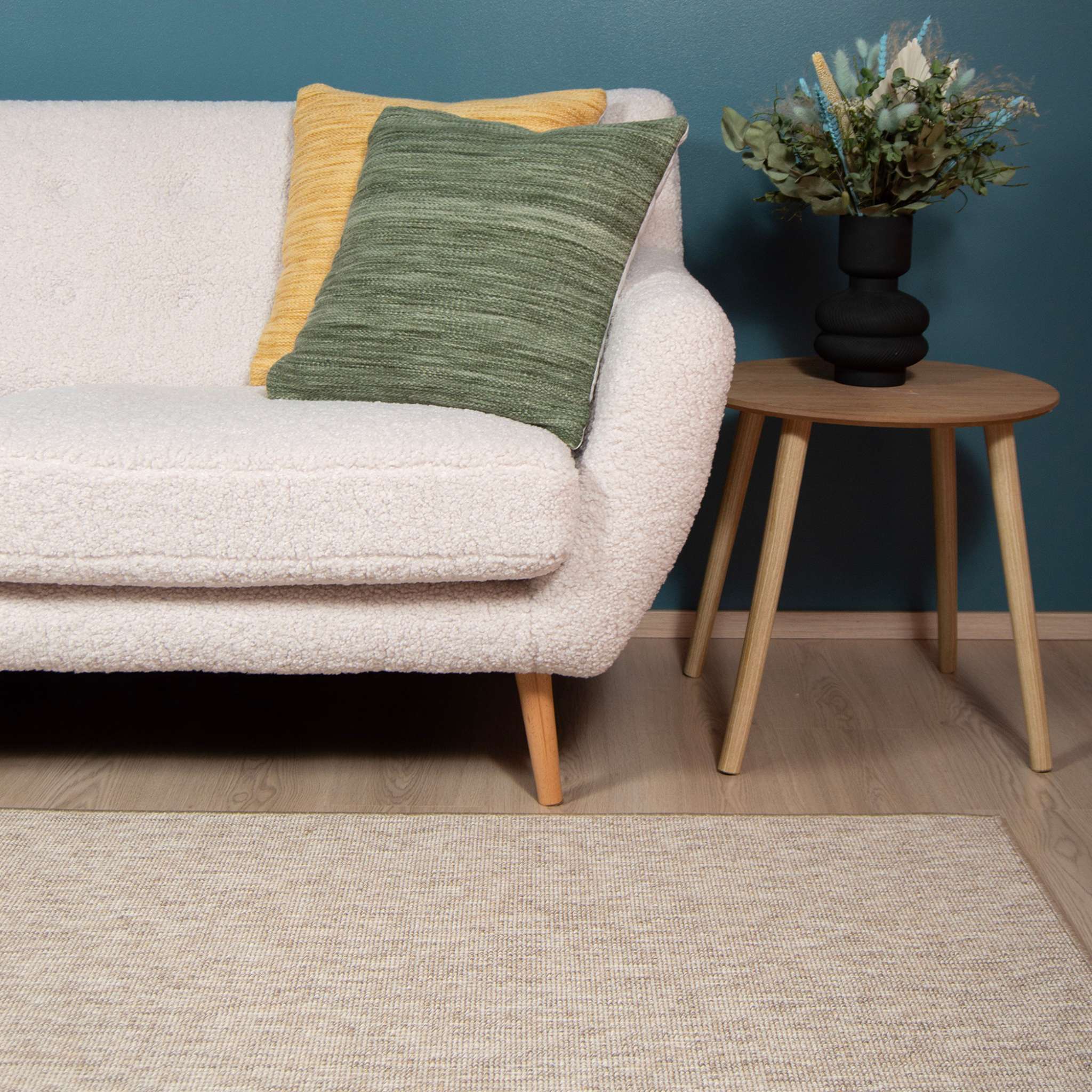 Kelo Easy-care rug 400 cm roll - linen