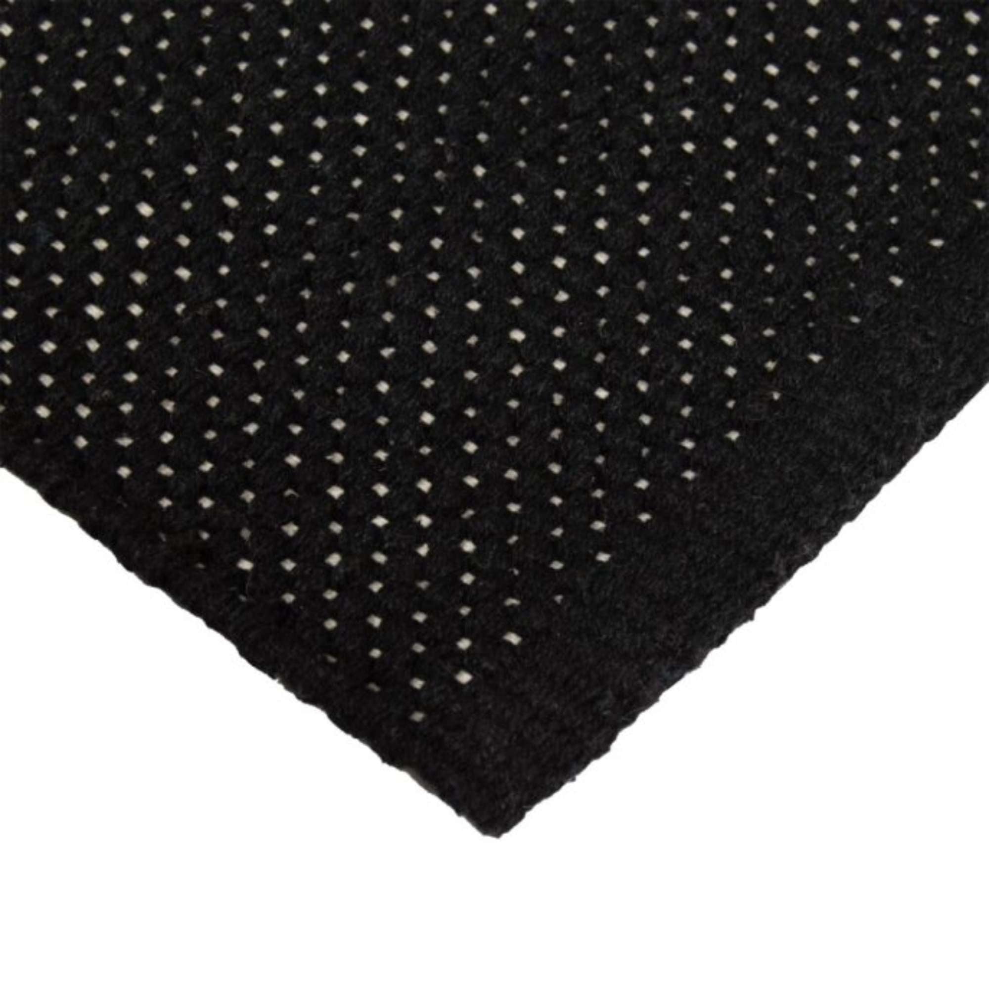 Laituri puuvillamatto - musta
