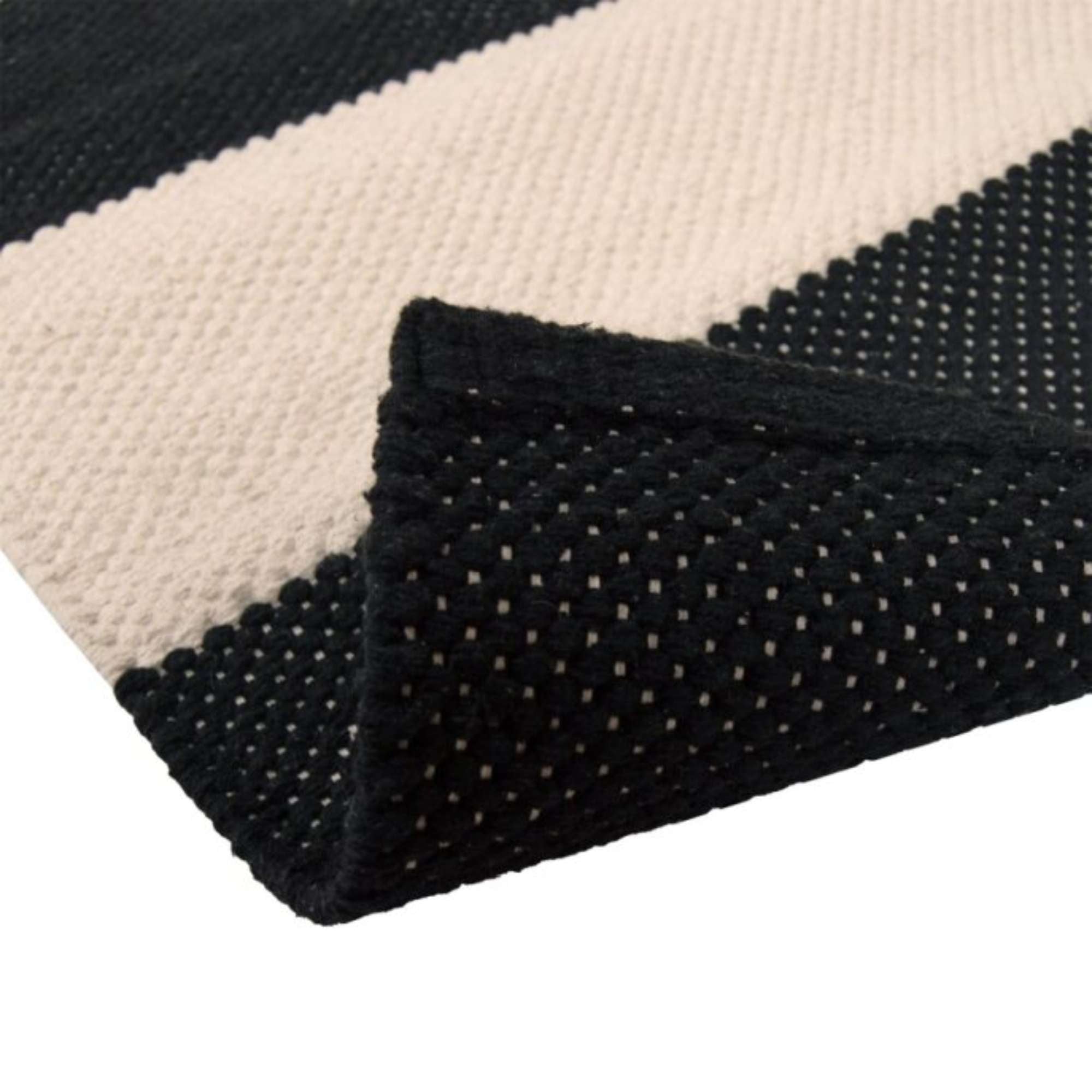 Laituri puuvillamatto - musta