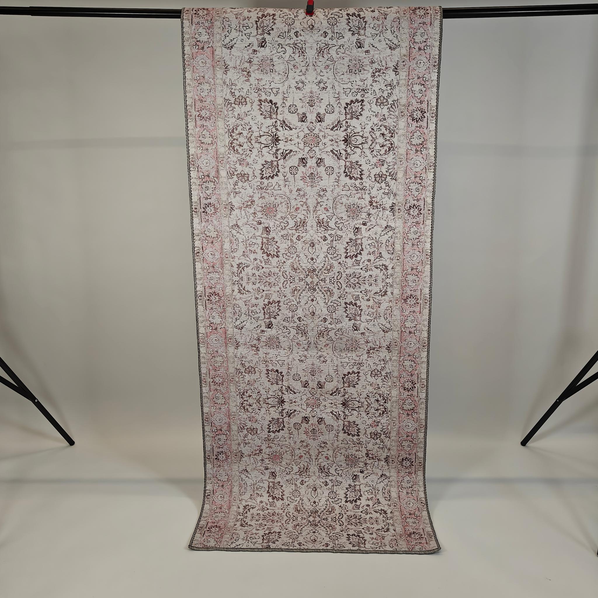 Layla Oriental Rug Roll - pink