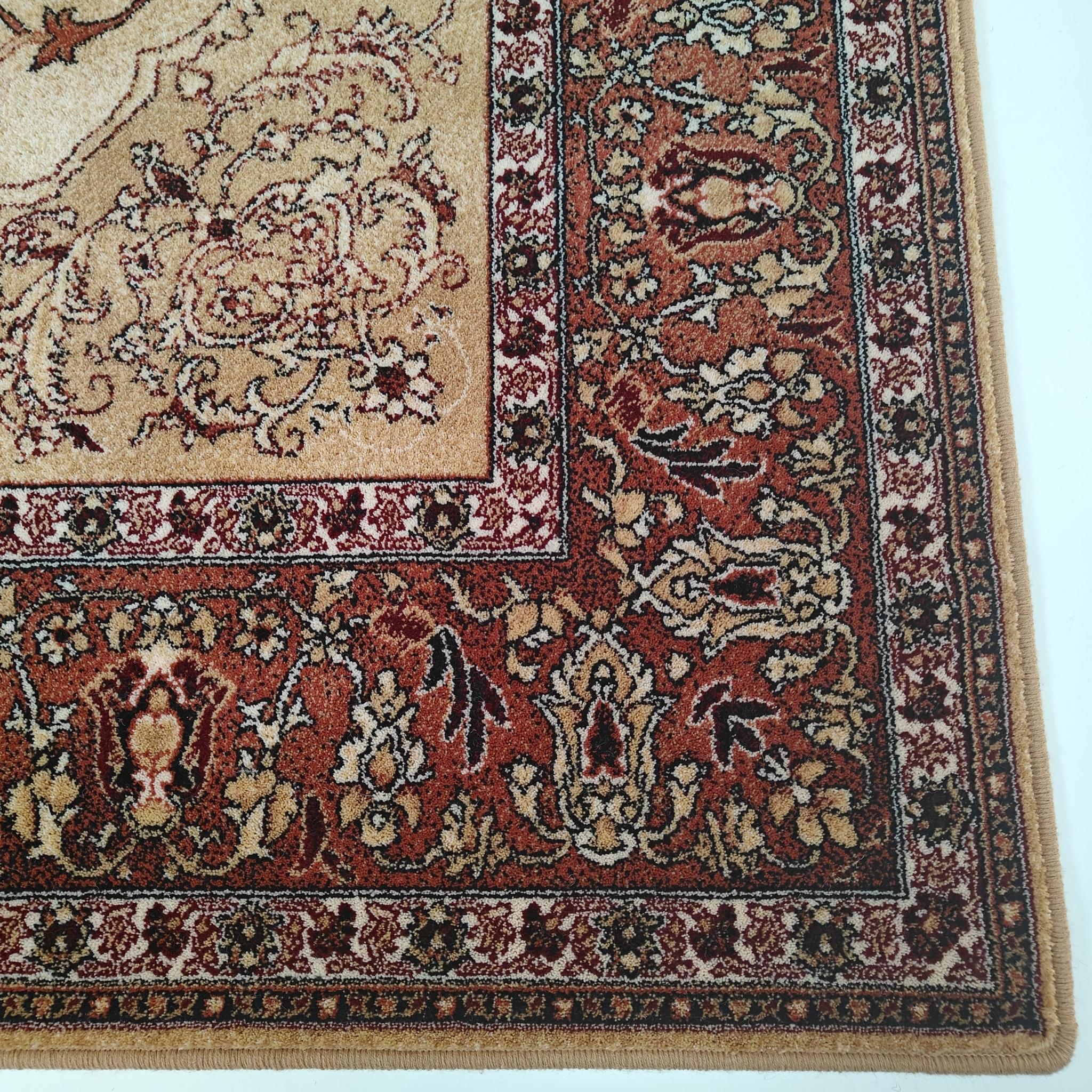 Leyla itämainen villamatto - amber