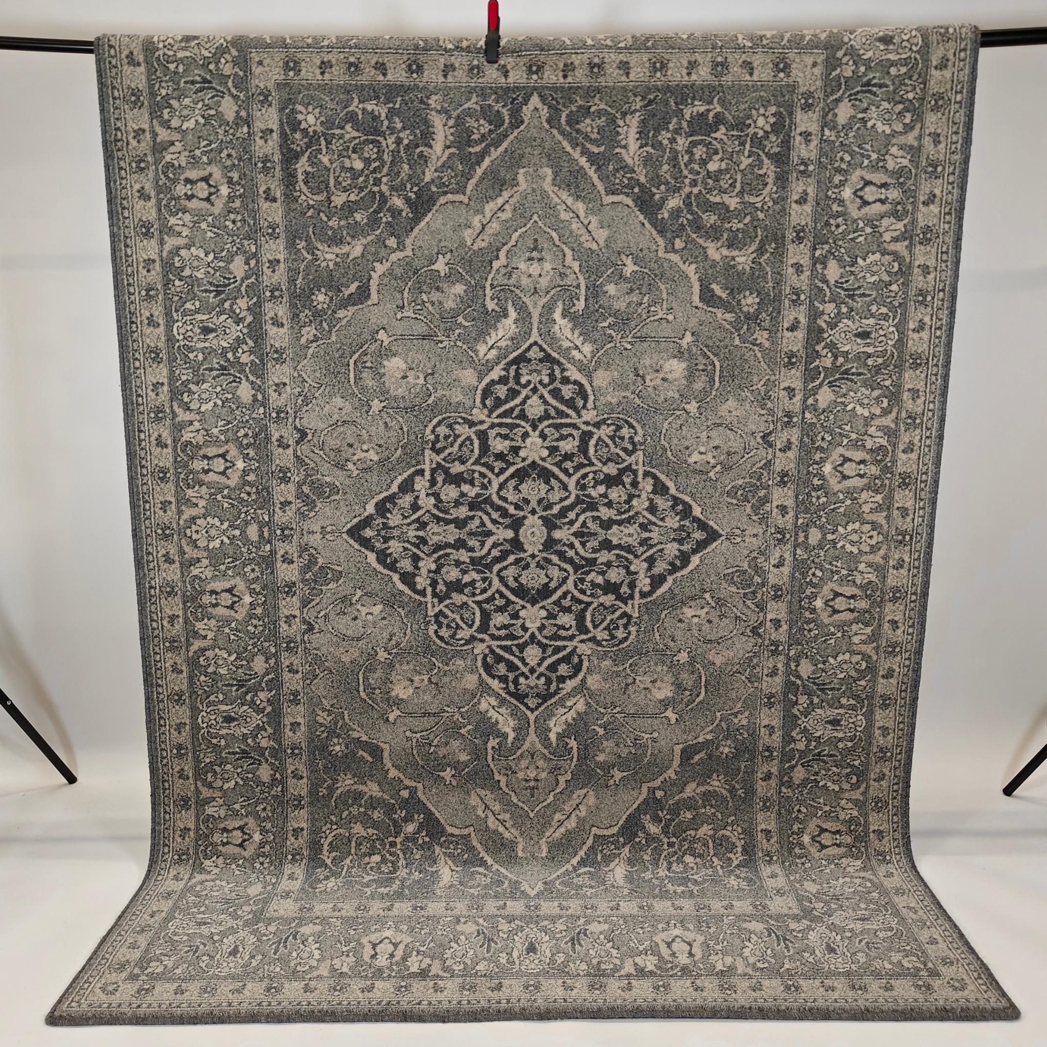 Leyla villamatto - tummanharmaa