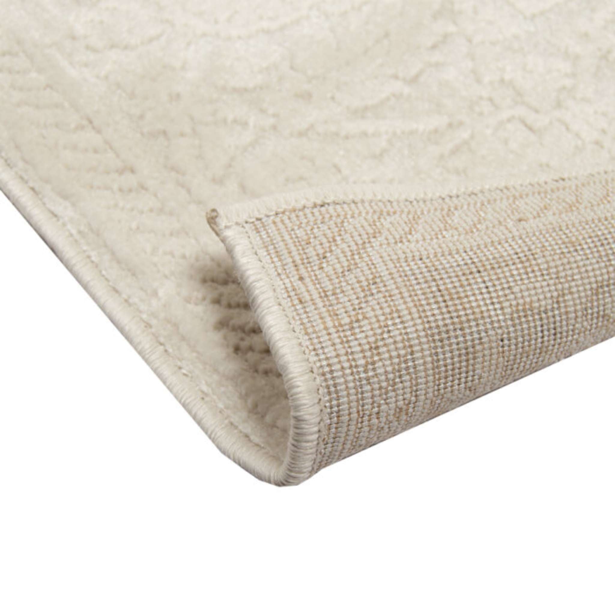 Lilian Pile rug - natural white