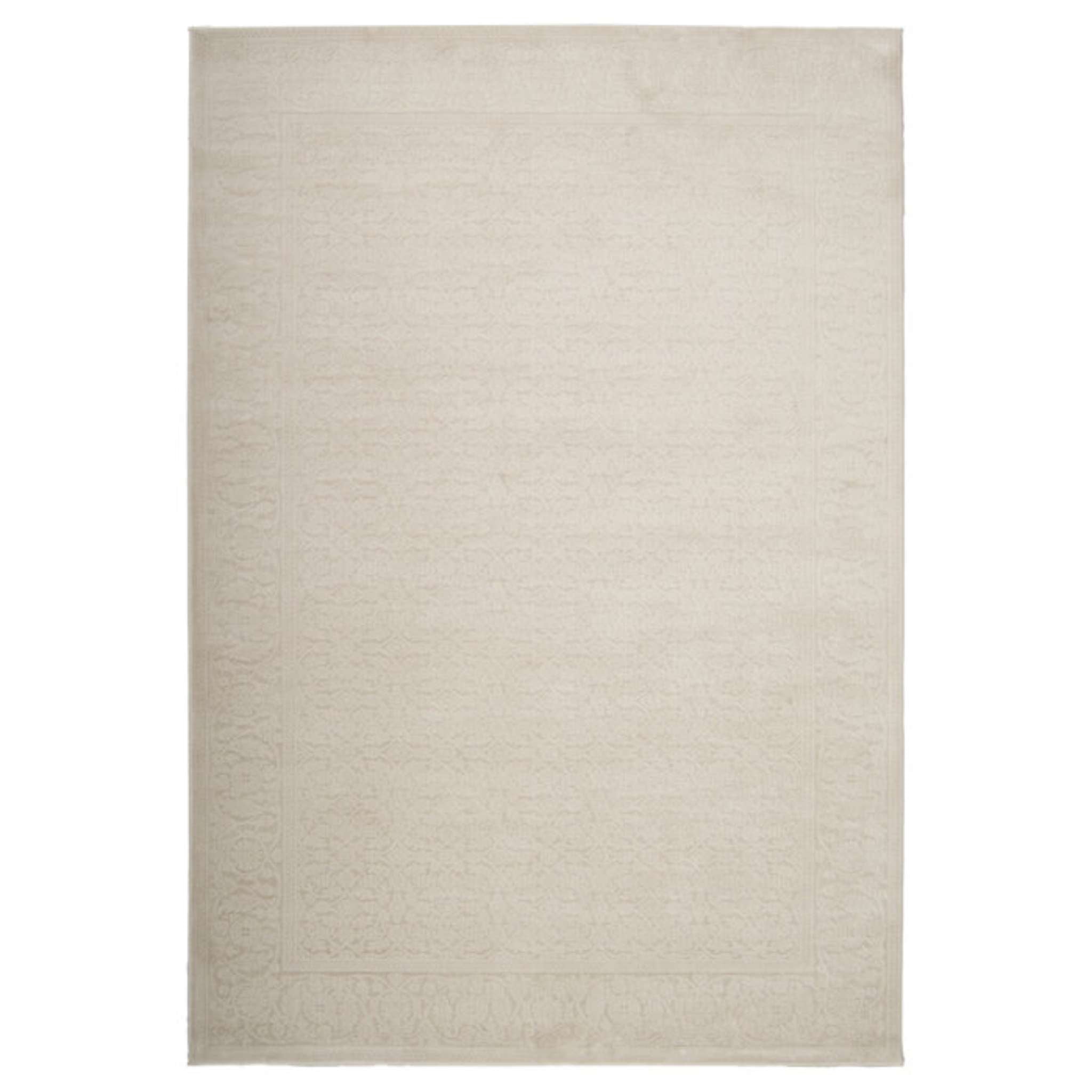 Lilian Pile rug - natural white