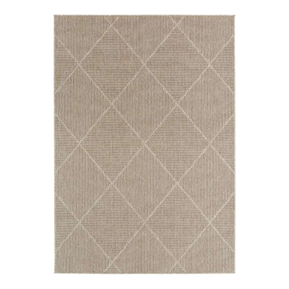 Loimu sileäksi kudottu matto - beige.