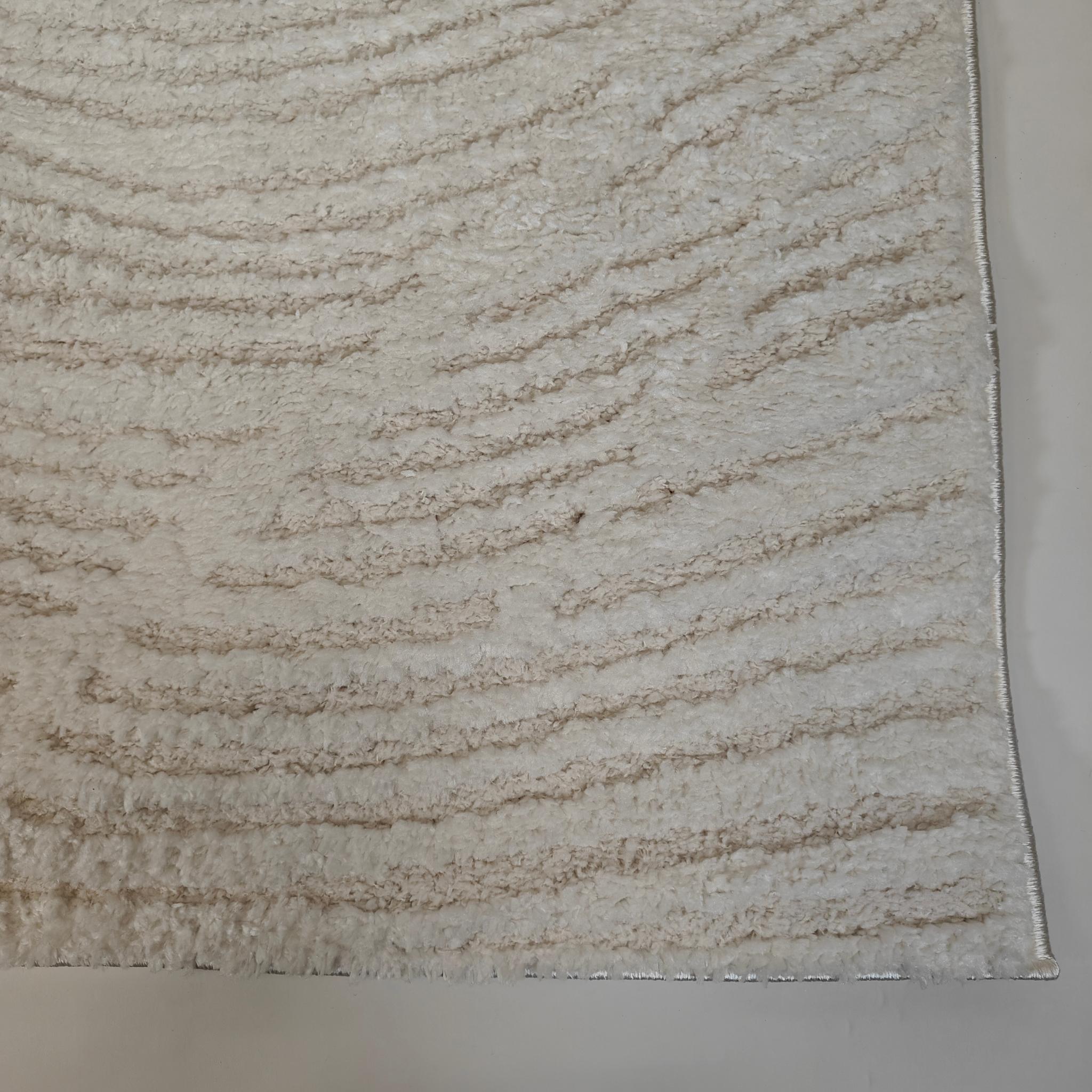 Lotus Pile rug - Natural white