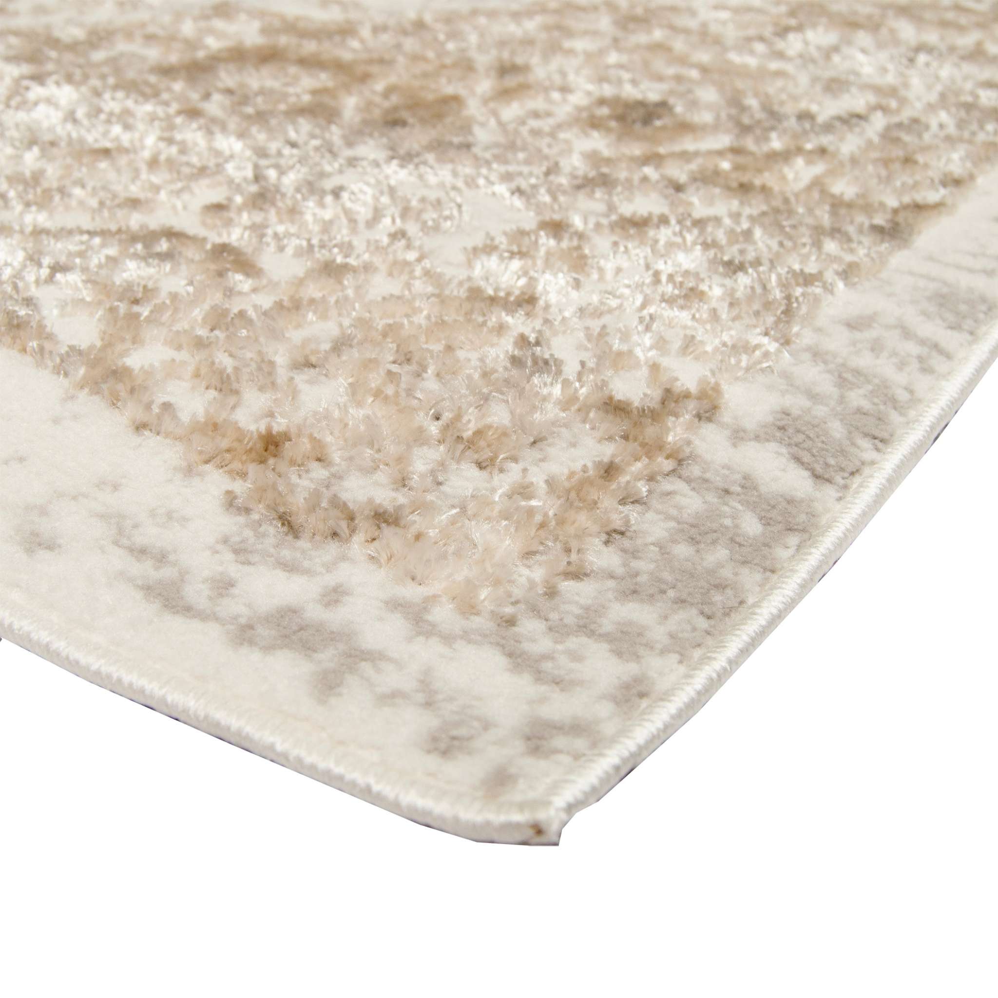 Luna Oriental Pile rug - white-beige