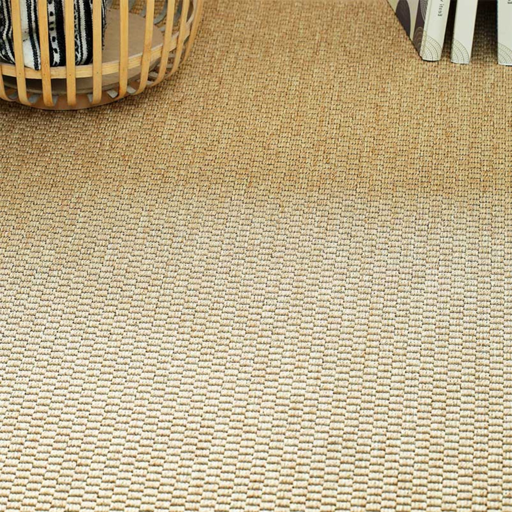 Narma BONO sileäksi kudottu matto - beige.