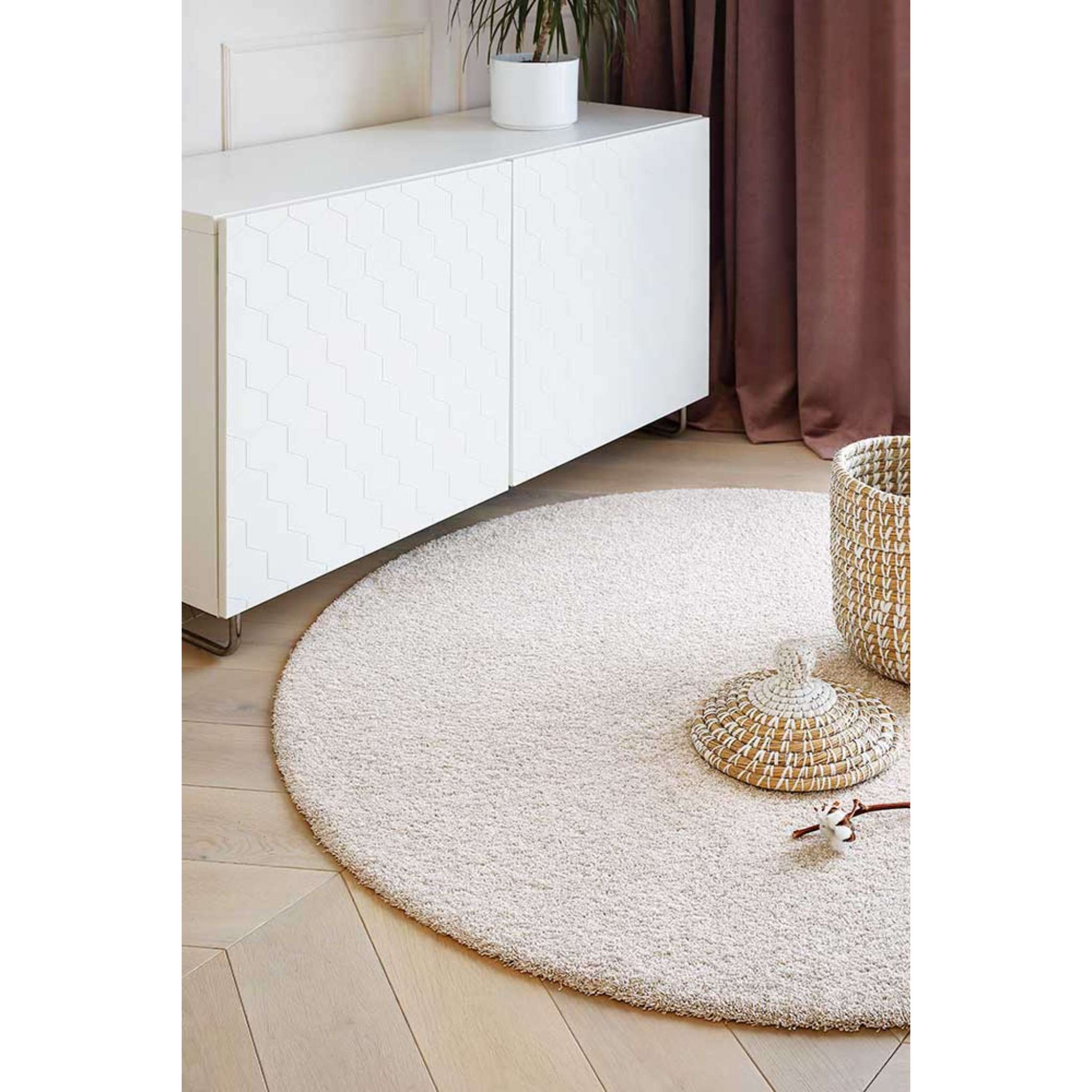 Narma JAZZ Pile rug - White