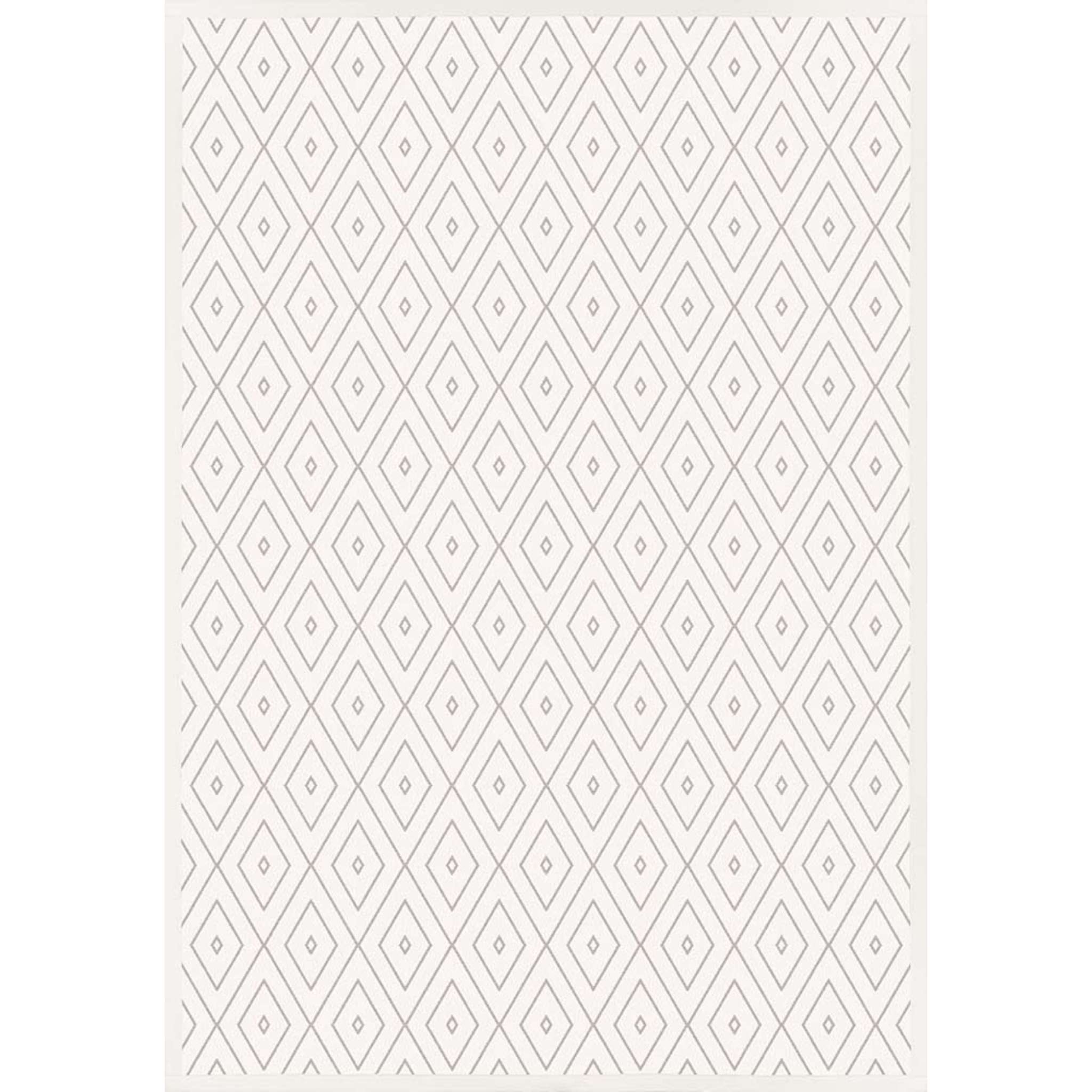 Narma KUNINGA double-sided Cotton rug - White