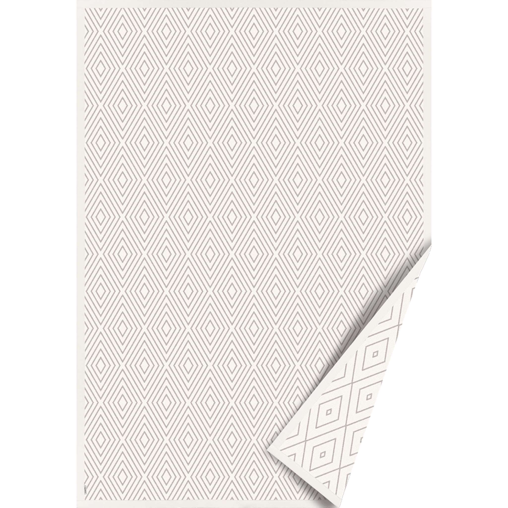 Narma KUNINGA double-sided Cotton rug - White