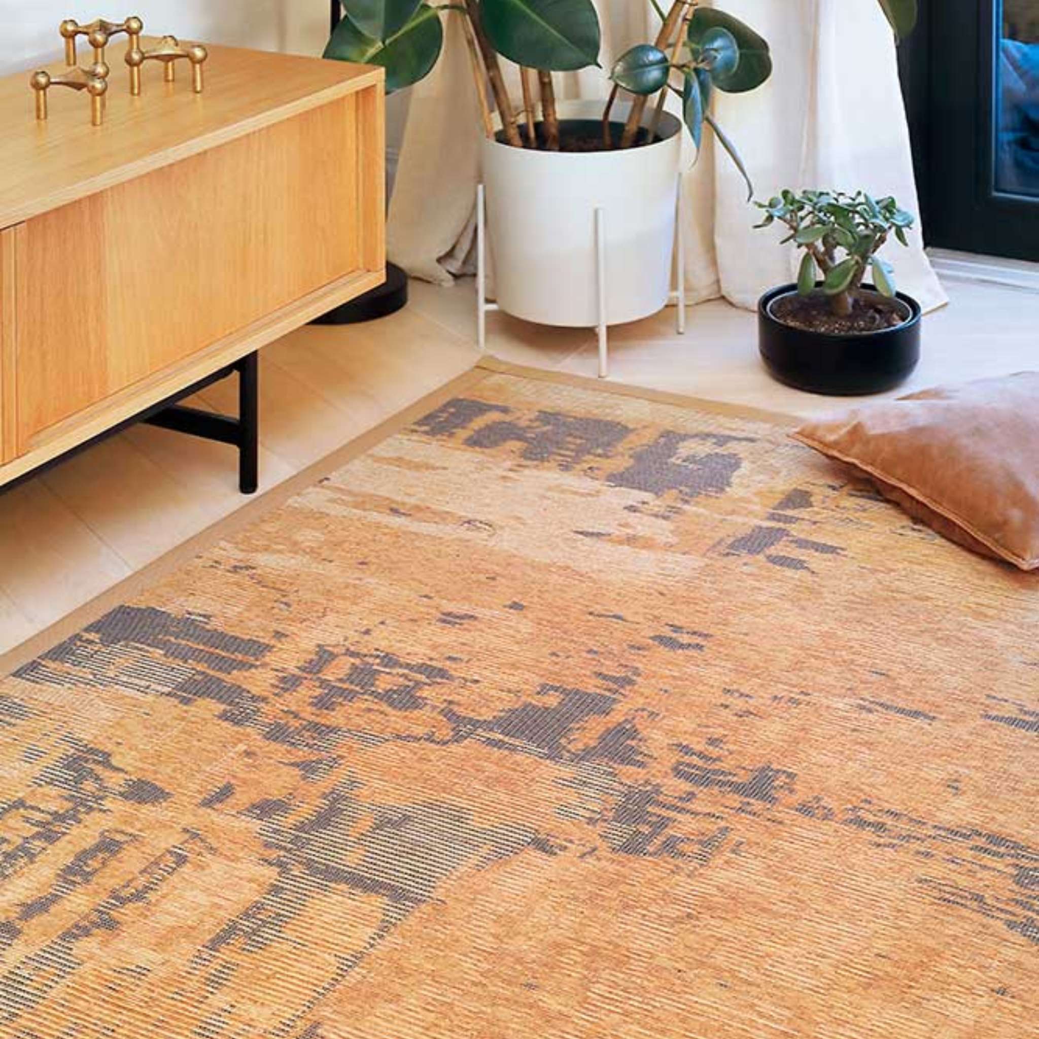 Narma NEDREMA kaksipuolinen puuvillamatto - Kulta