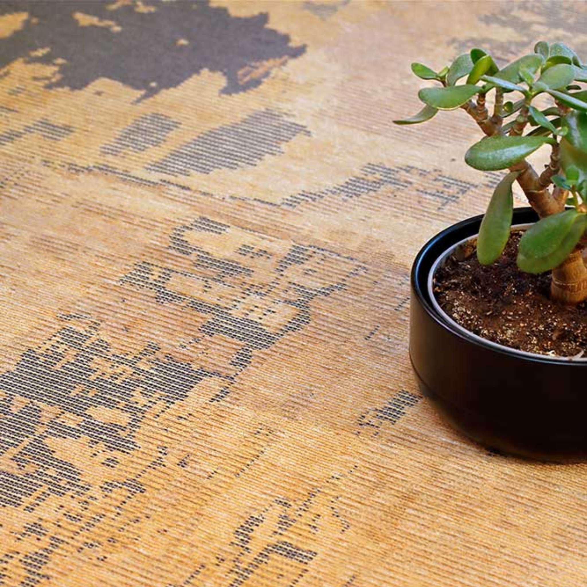 Narma NEDREMA kaksipuolinen puuvillamatto - Kulta