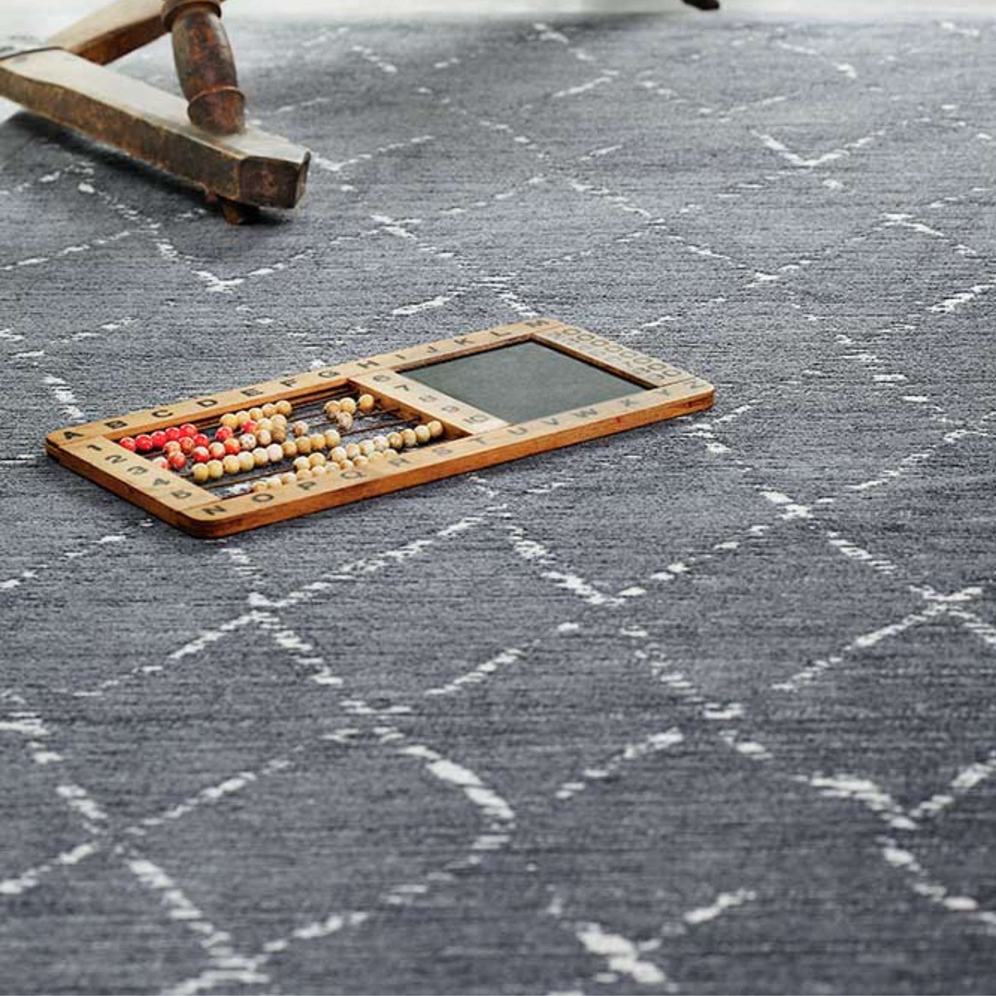 Narma VOOSE double-sided Cotton rug - Gray