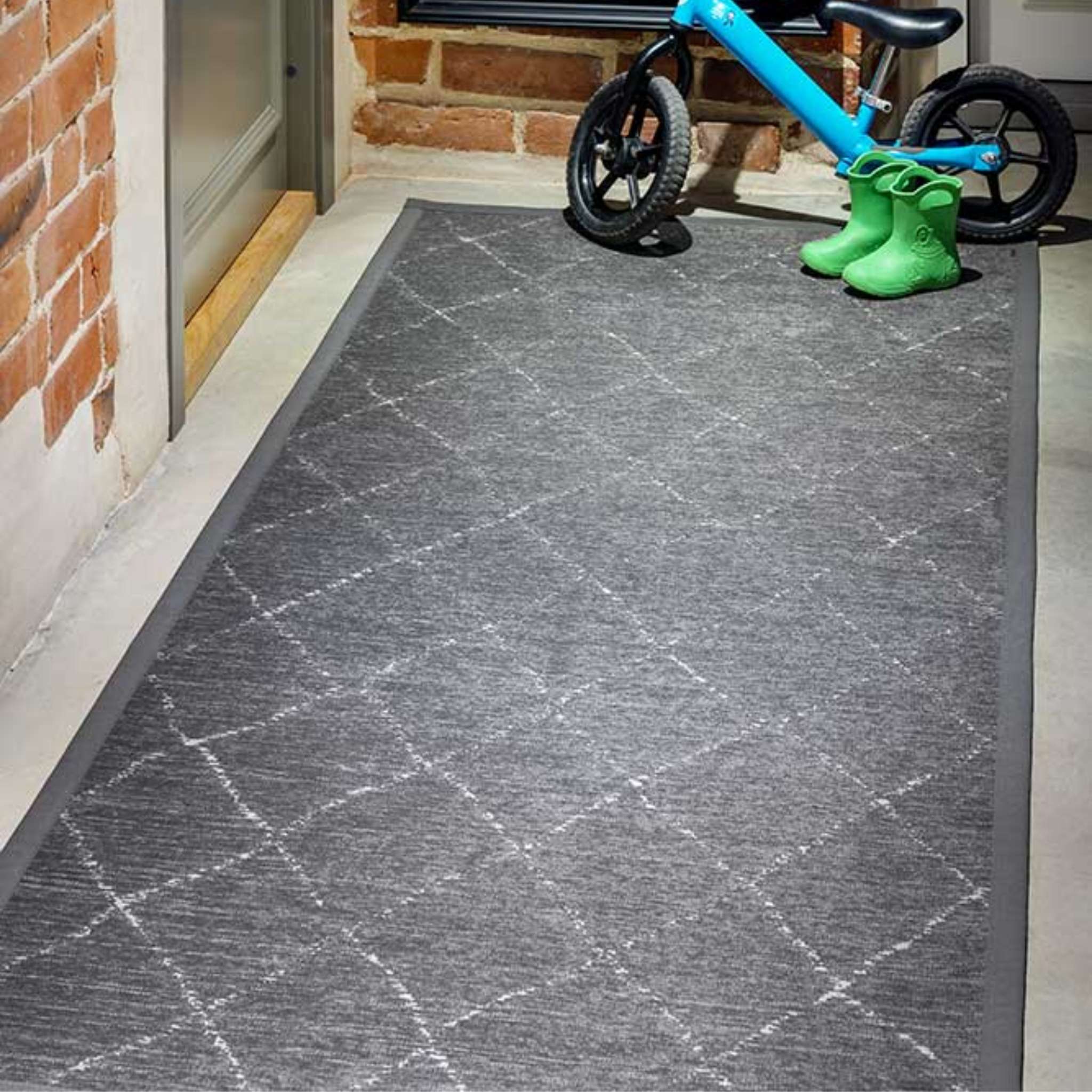 Narma VOOSE double-sided Cotton rug - Gray