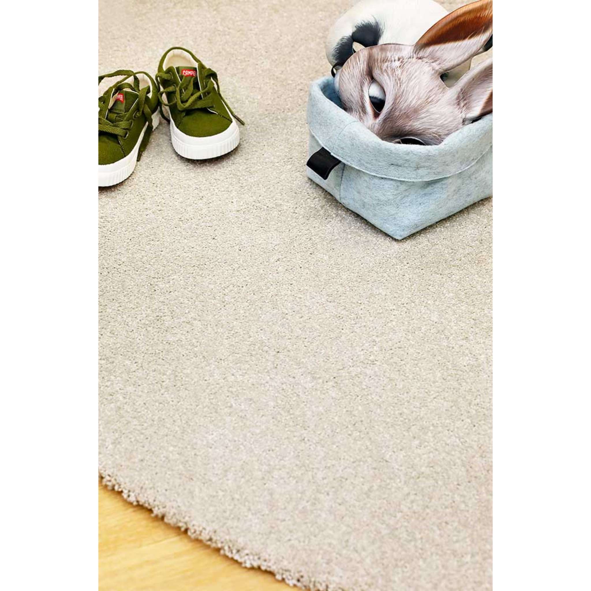 Narma WOW low pile Rug, Custom Size - cream