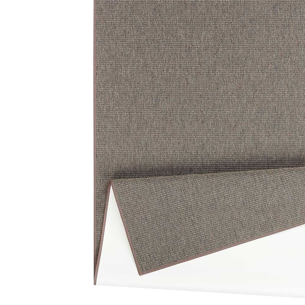 Narma CREDO sileäksi kudottu matto - ruskea