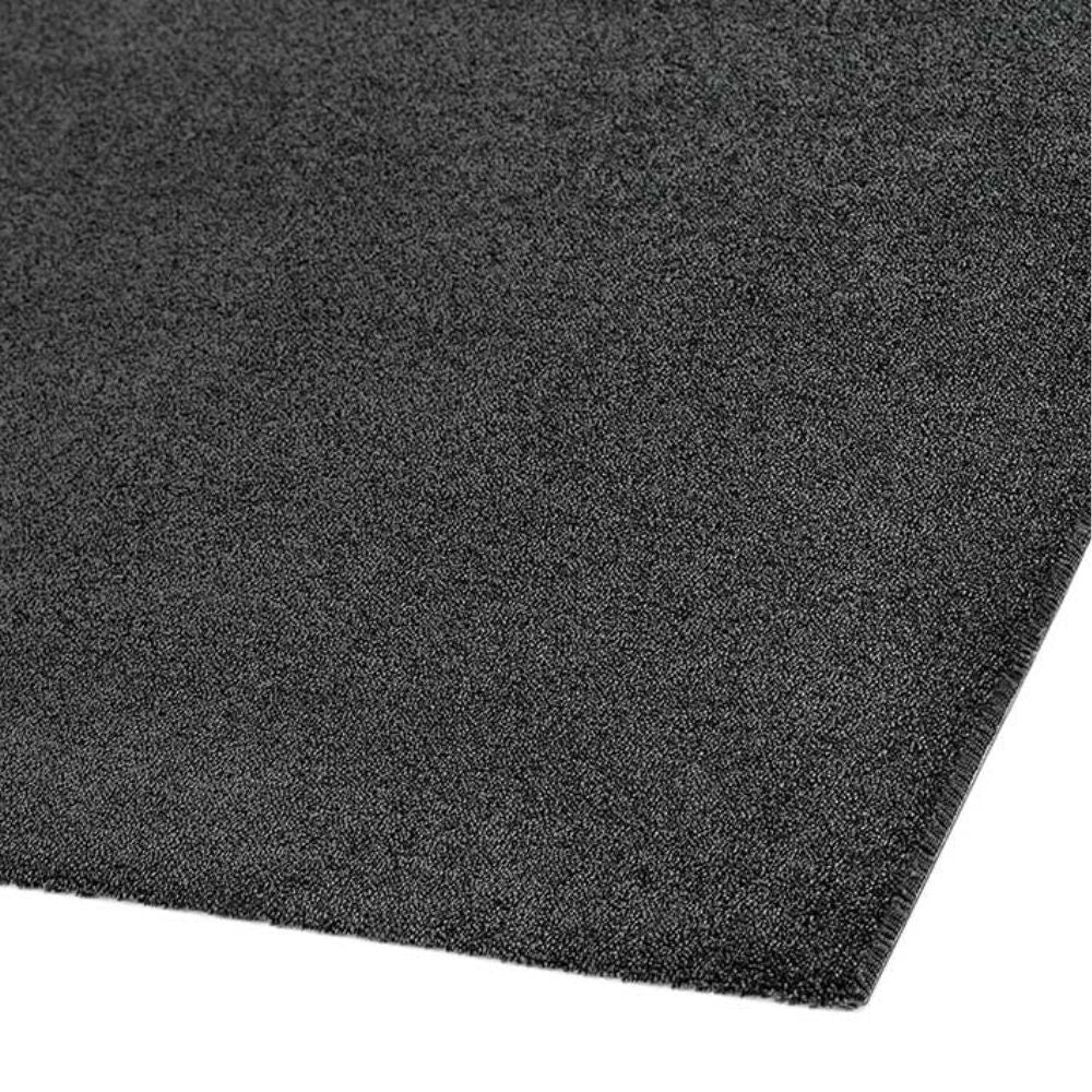 Narma EDEN low pile Rug, Custom Size - dark gray