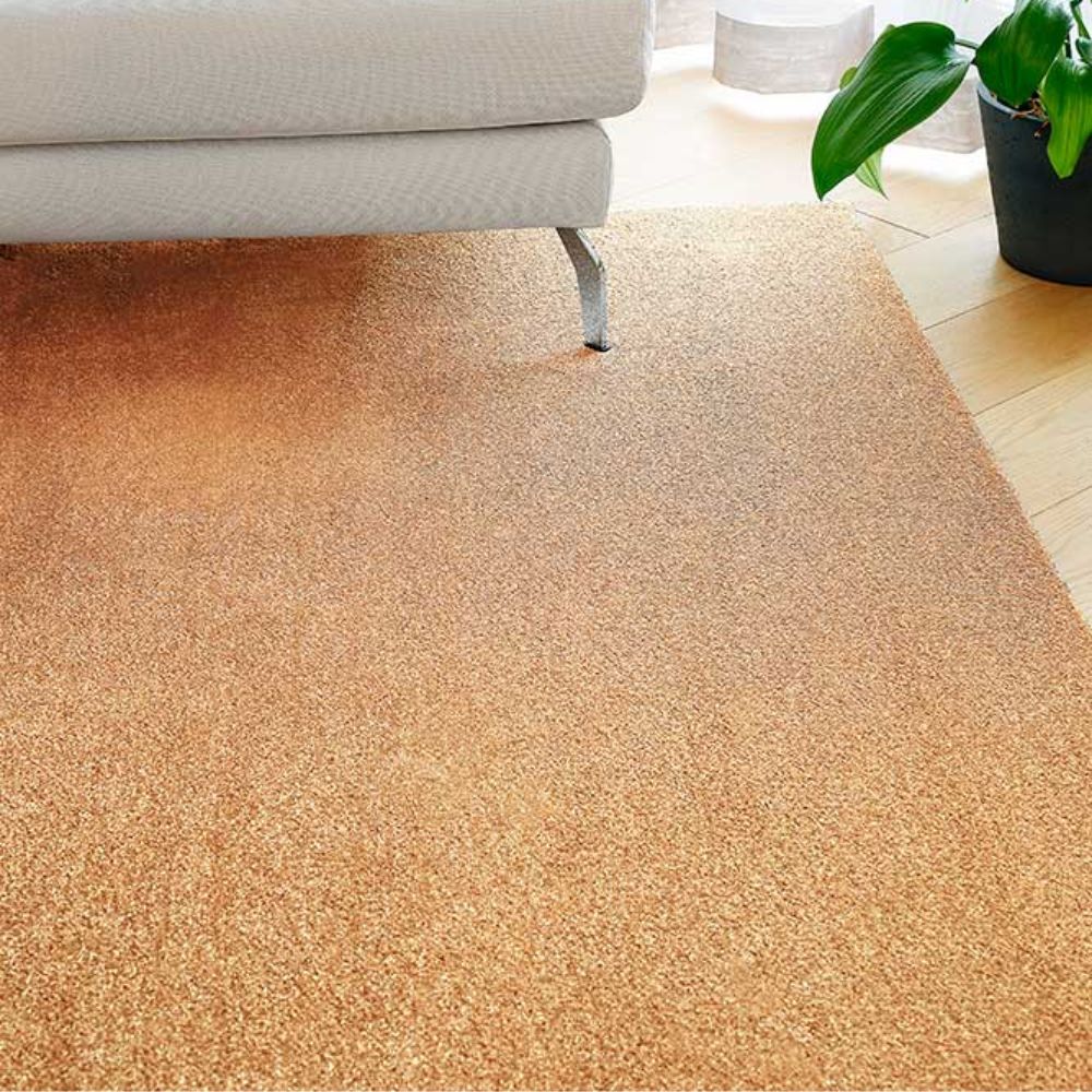 Narma EDEN low pile Rug, Custom Size - gold