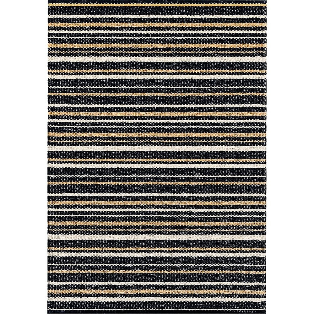 Narma HULLO Vinyl rug - black/beige