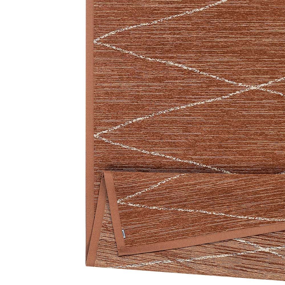 Narma KAURI double-sided Cotton rug - dark brown