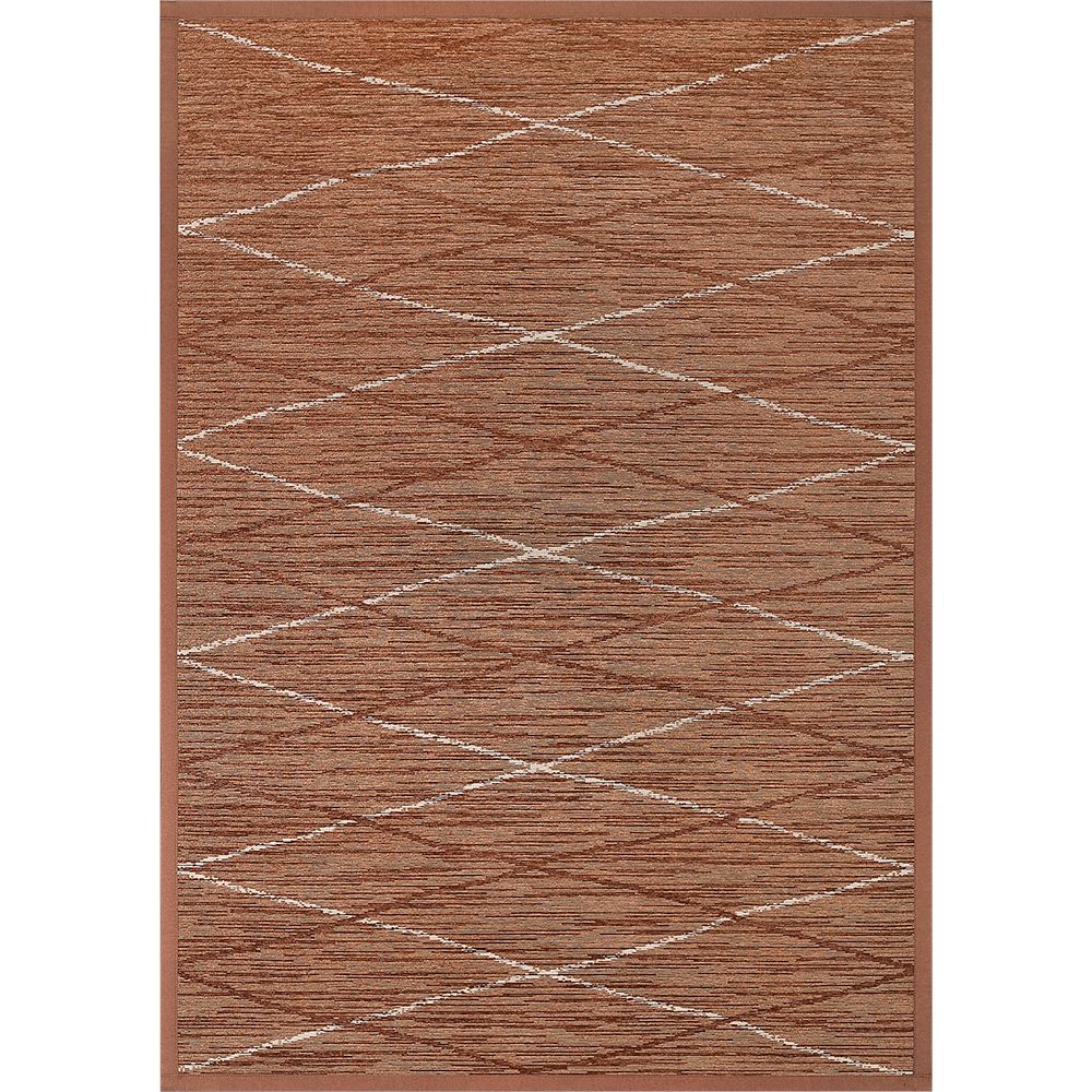 Narma KAURI double-sided Cotton rug - dark brown