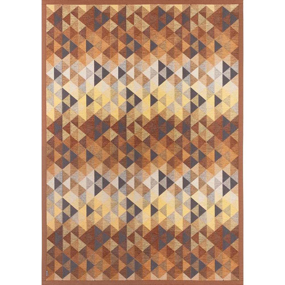 Narma KIVA double-sided Cotton rug - beige/dark brown
