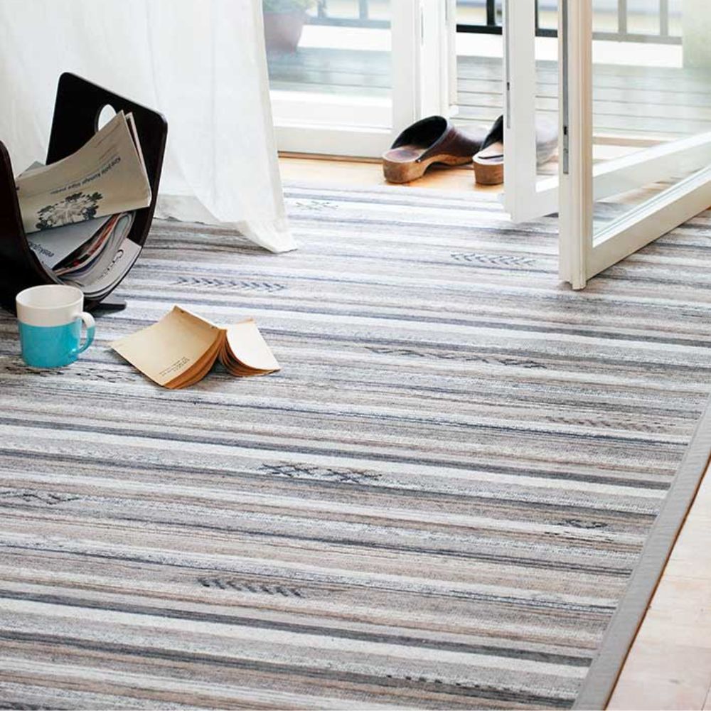 Narma LIIVA double-sided Cotton rug - linen