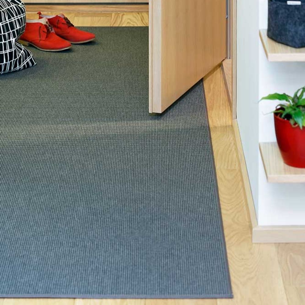 Narma LIMO Flatweave rug, Custom Size - dark gray