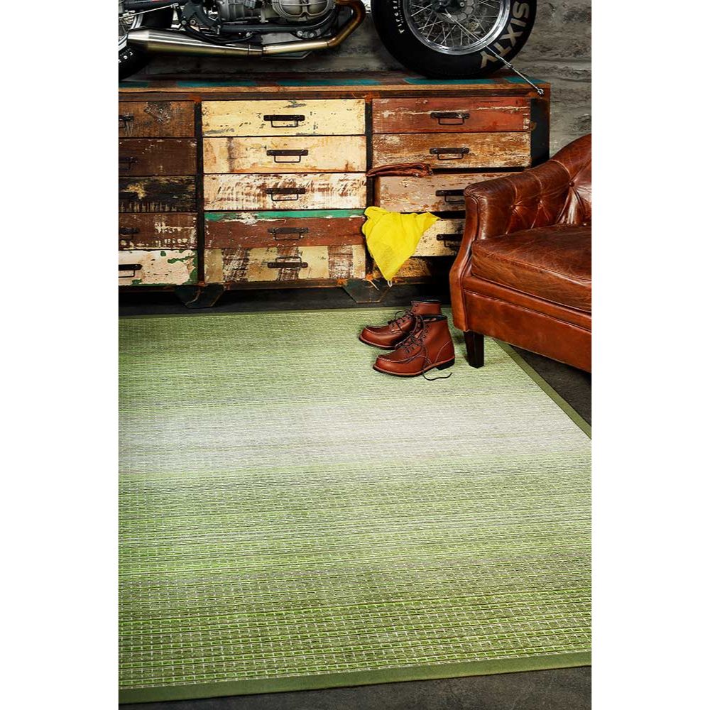 Narma MOKA double-sided Cotton rug - green