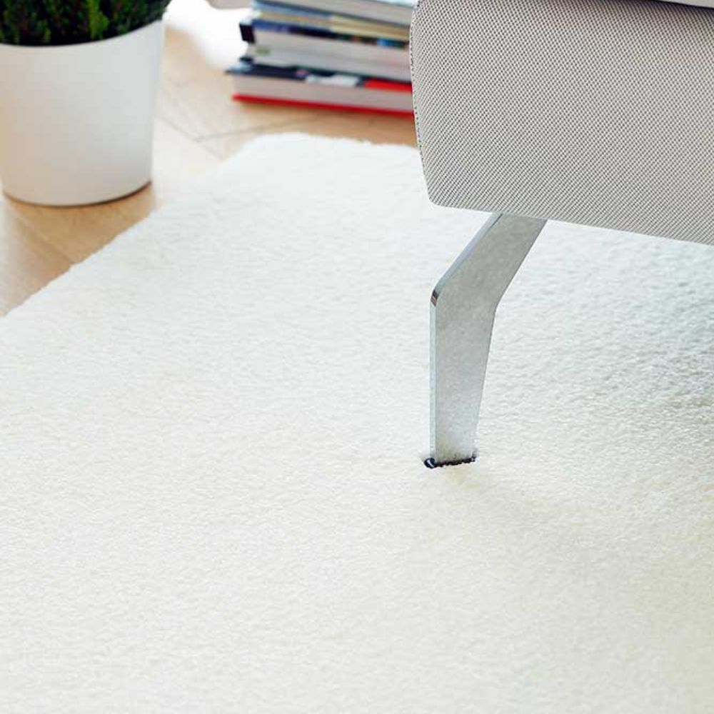 Narma NOBLE low pile Rug - white