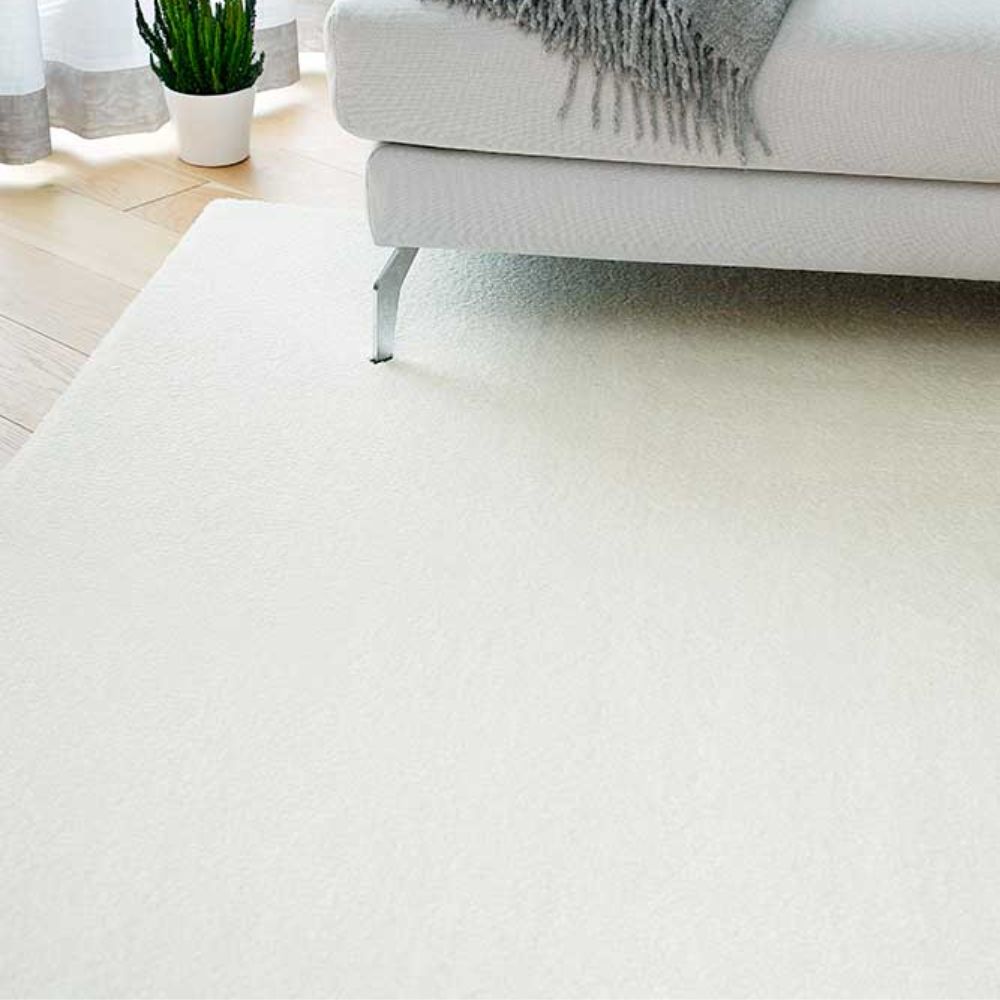 Narma NOBLE low pile Rug - white
