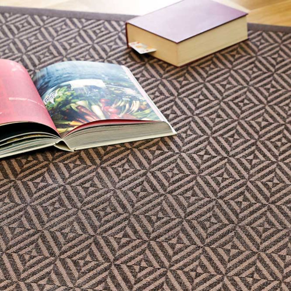 Narma PÜHA double-sided Cotton rug - brown