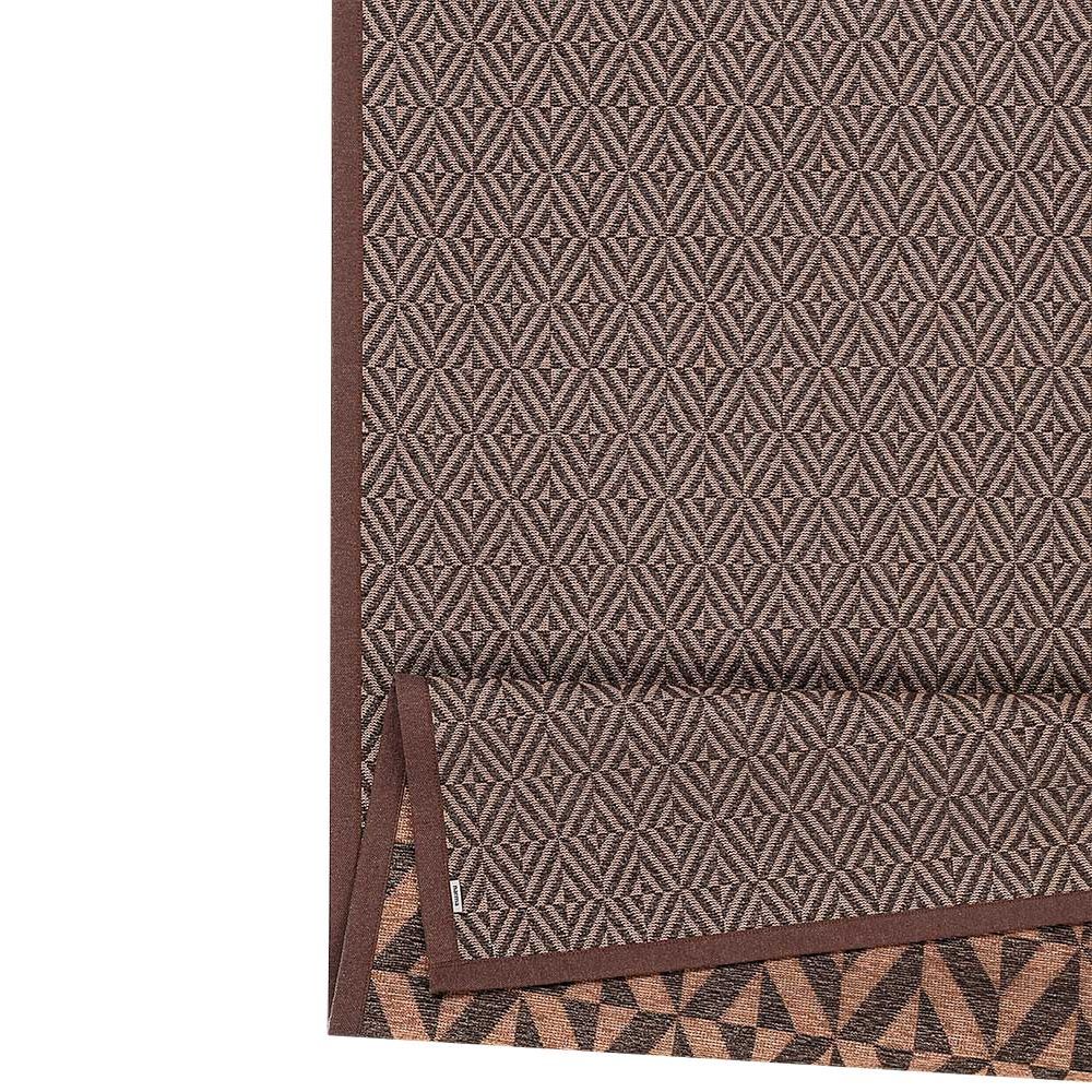 Narma PÜHA double-sided Cotton rug - brown