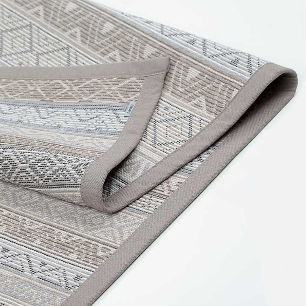 Narma RIDALA double-sided Cotton rug - linen