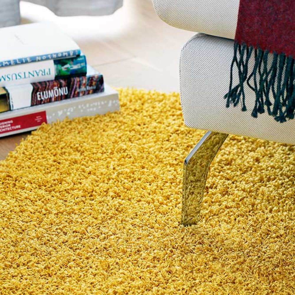Narma SPICE Pile rug - yellow