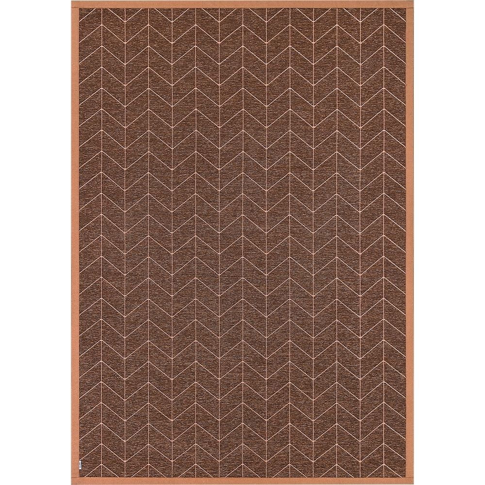 Narma TALI double-sided Cotton rug - dark brown