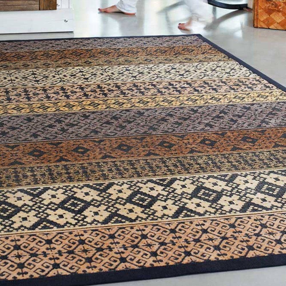Narma TIDRIKU double-sided Cotton rug - gold