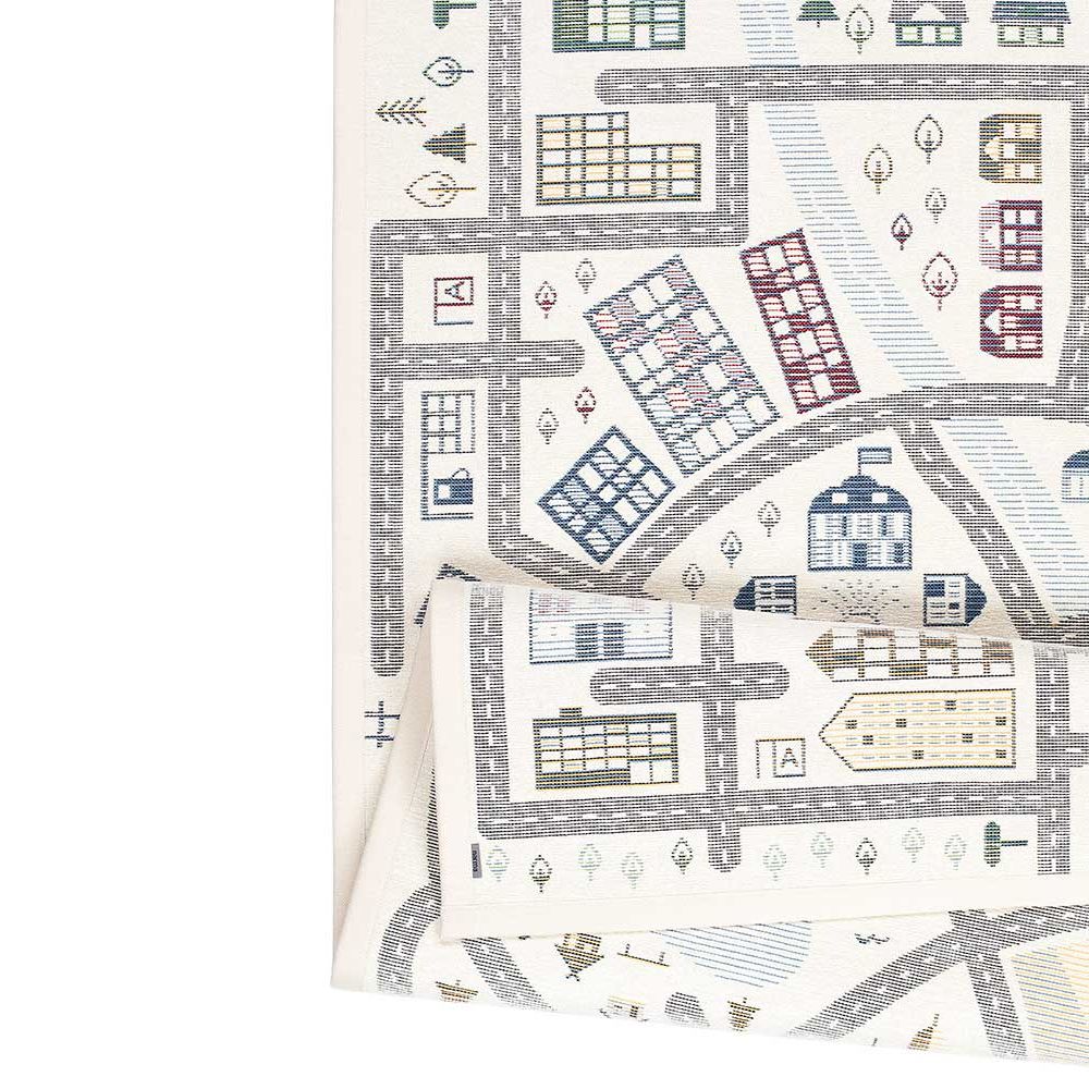 Narma ÜLEJÕE kaksipuolinen puuvillamatto - valkoinen