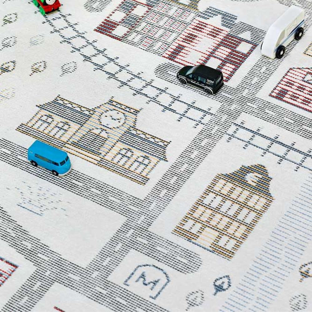 Narma ÜLEJÕE kaksipuolinen puuvillamatto - valkoinen