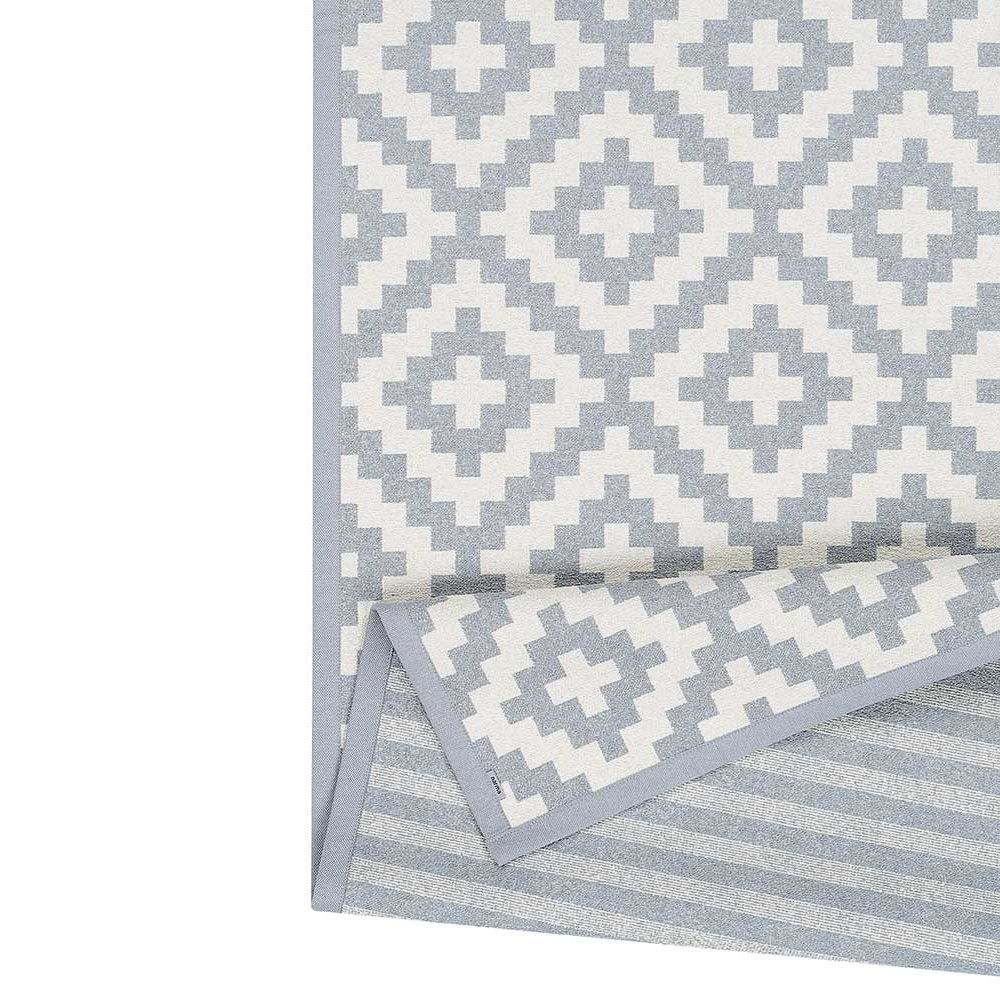 Narma VIKI double-sided Cotton rug - silver