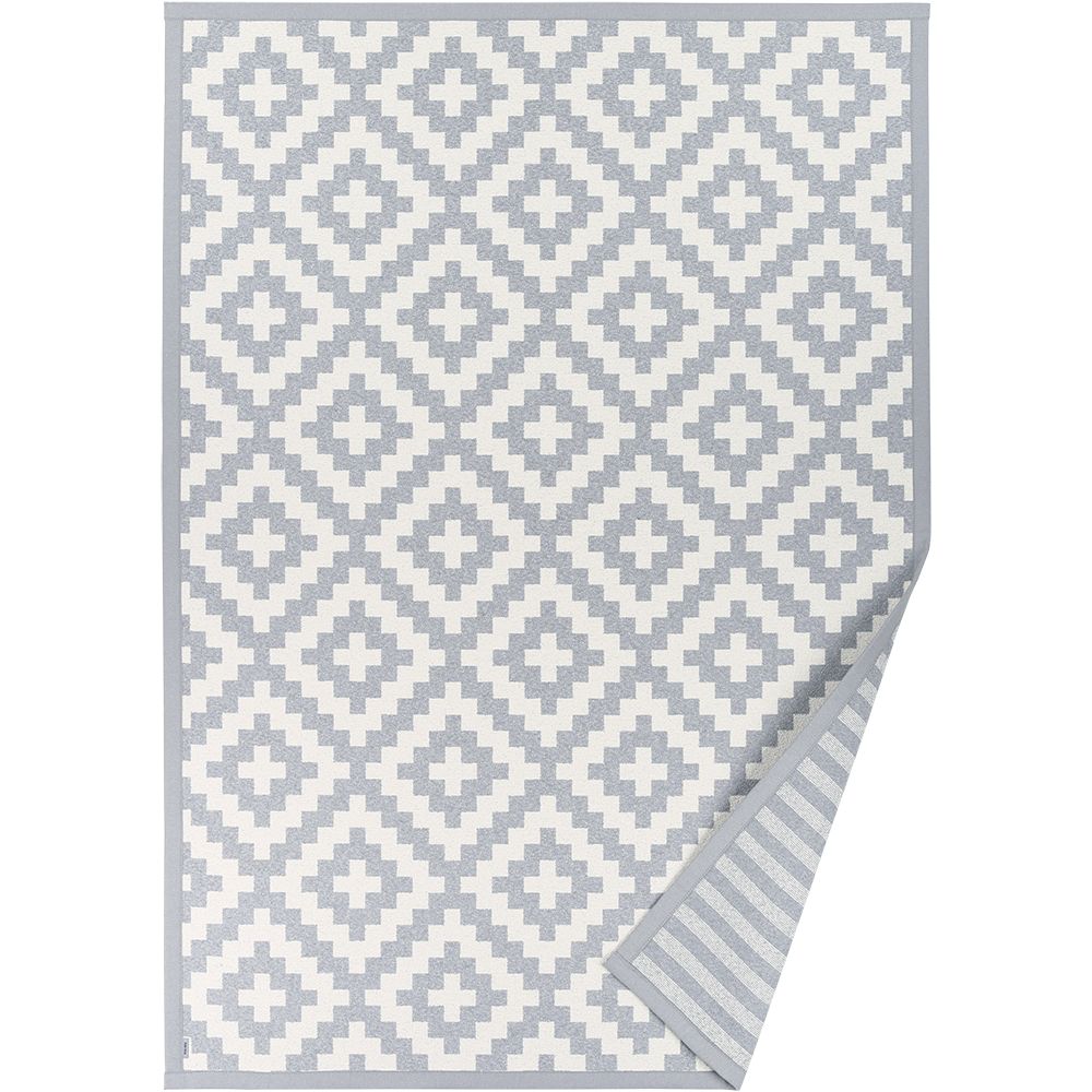 Narma VIKI double-sided Cotton rug - silver