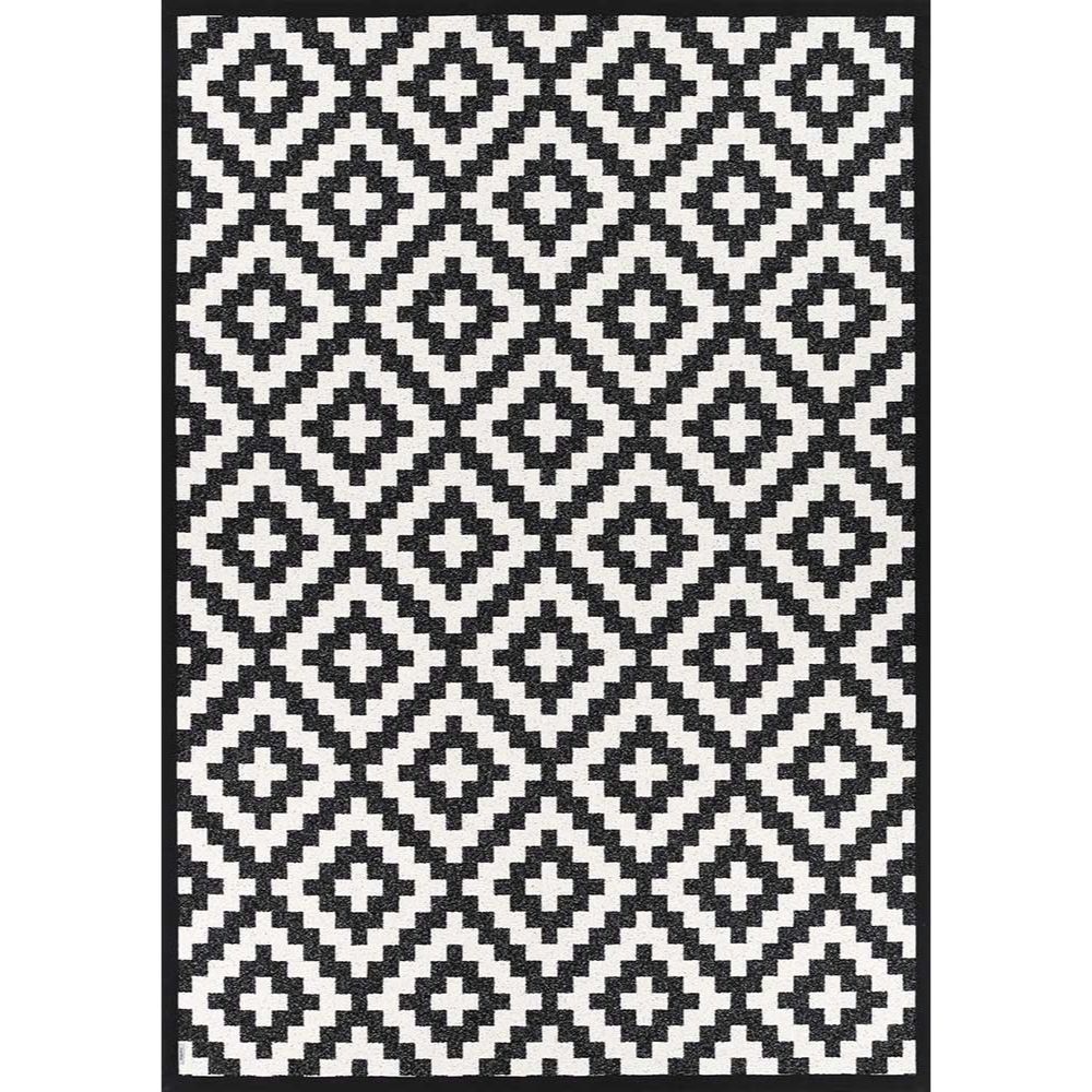 Narma VIKI double-sided Cotton rug - black