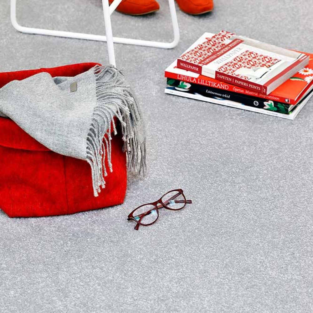 Narma WOW low pile Rug, Custom Size - gray