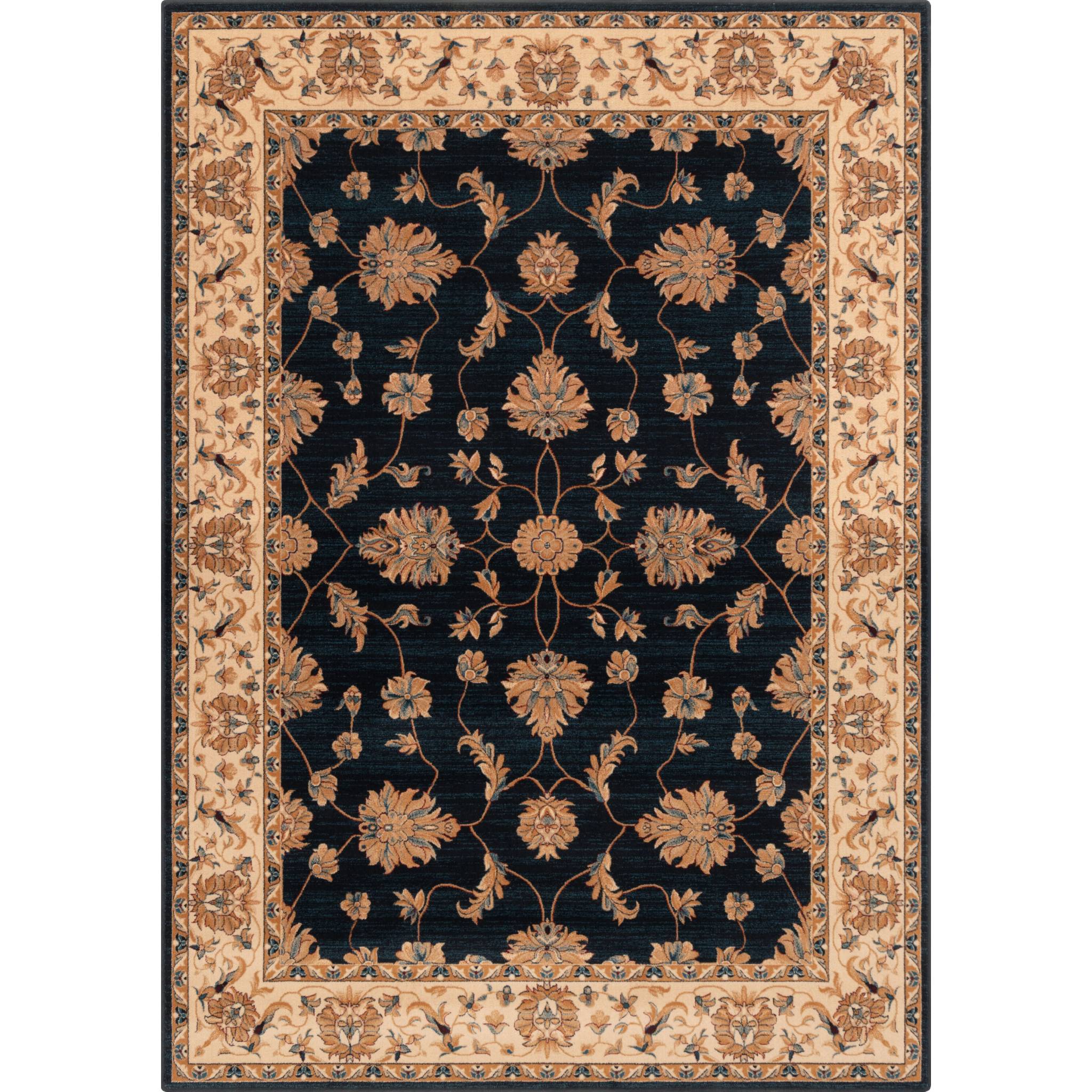 Nereo Oriental Wool Rug â Navy