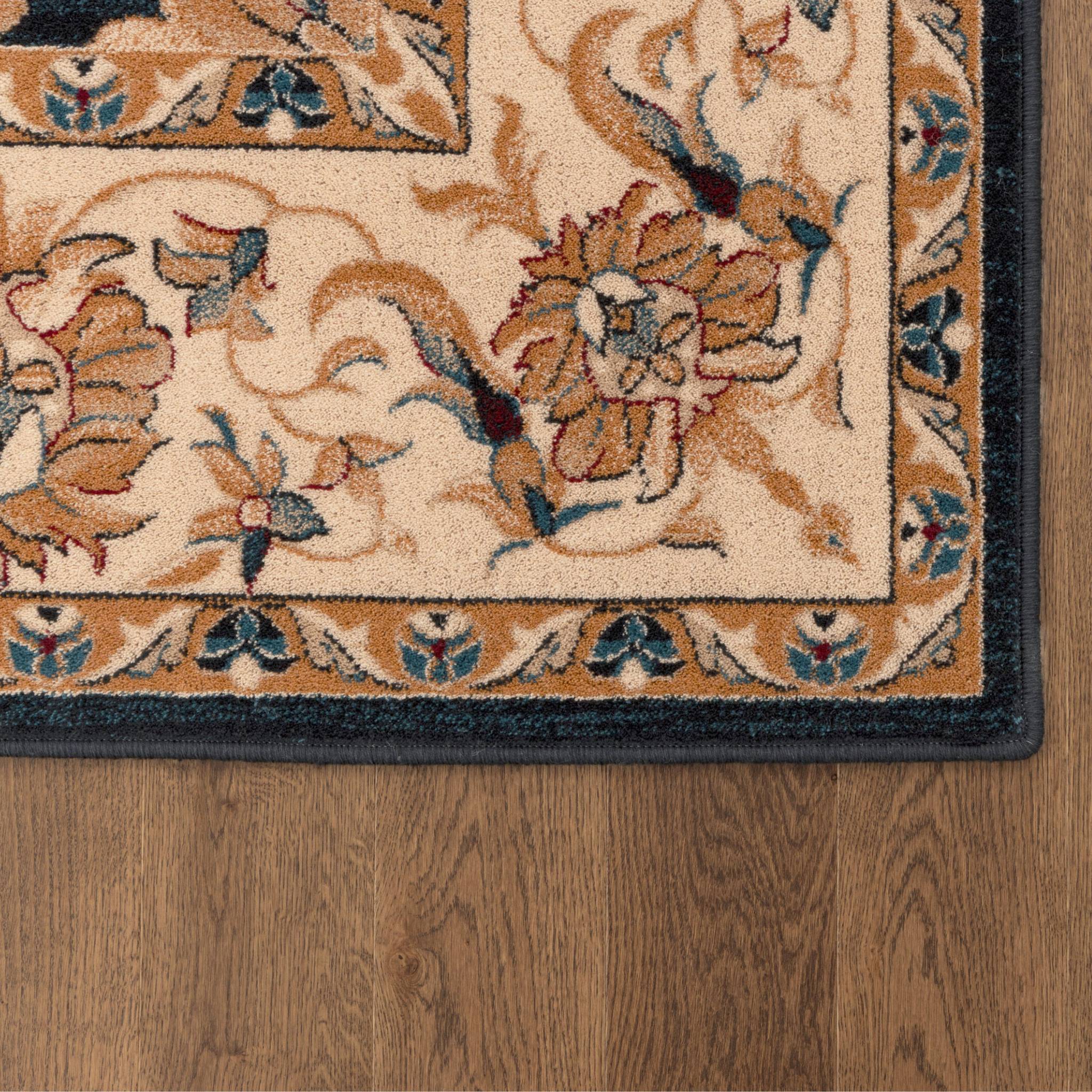 Nereo Oriental Wool Rug â Navy